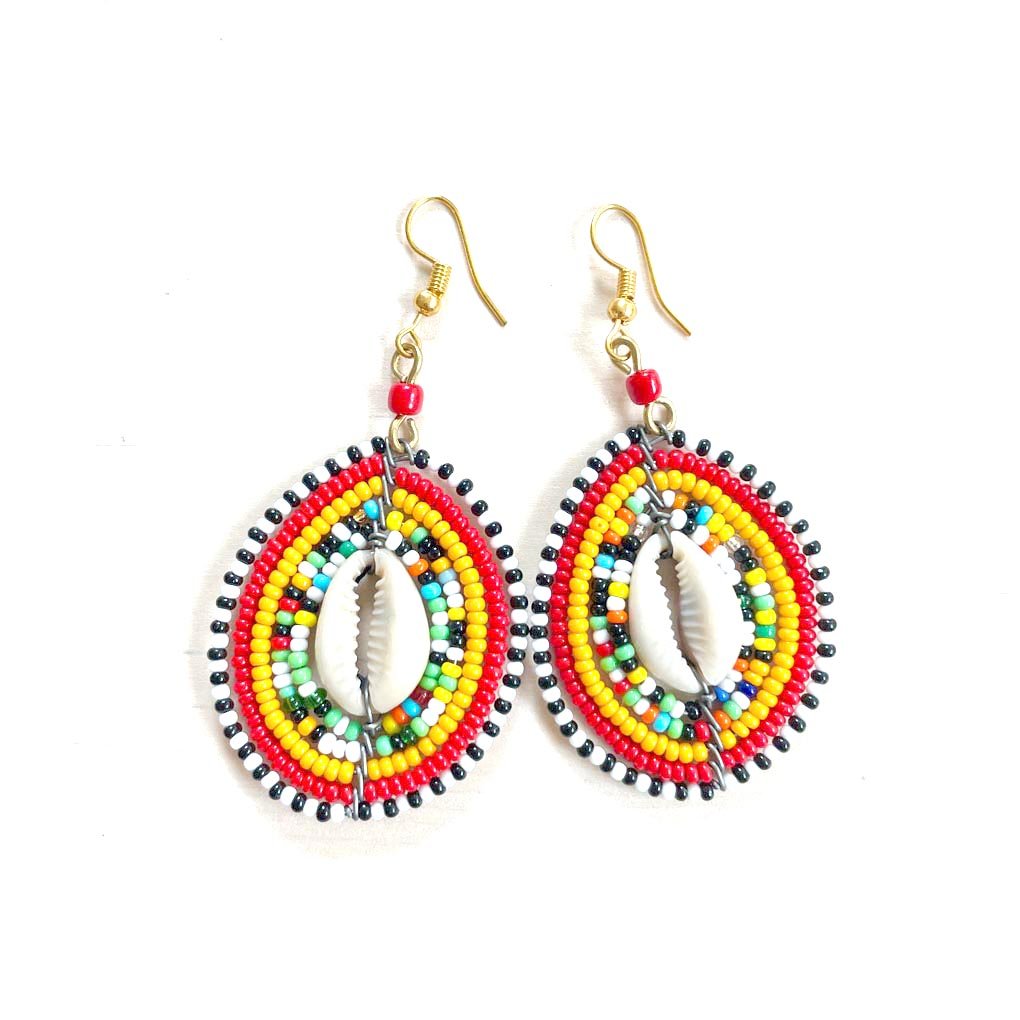Avaya Masai Earrings 001 - Wildash London