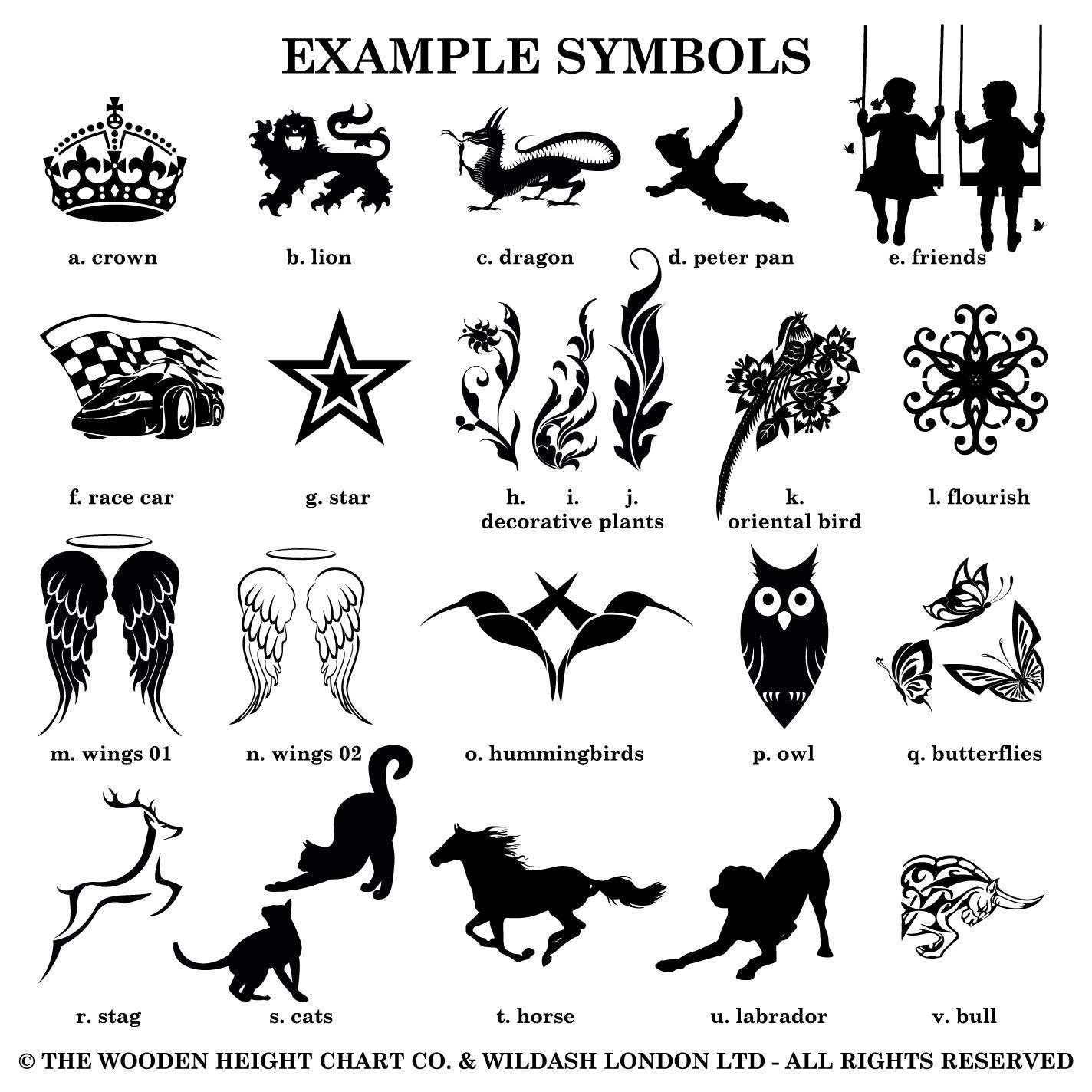 Beech Nut Personalised Height Chart NEW - Wildash London