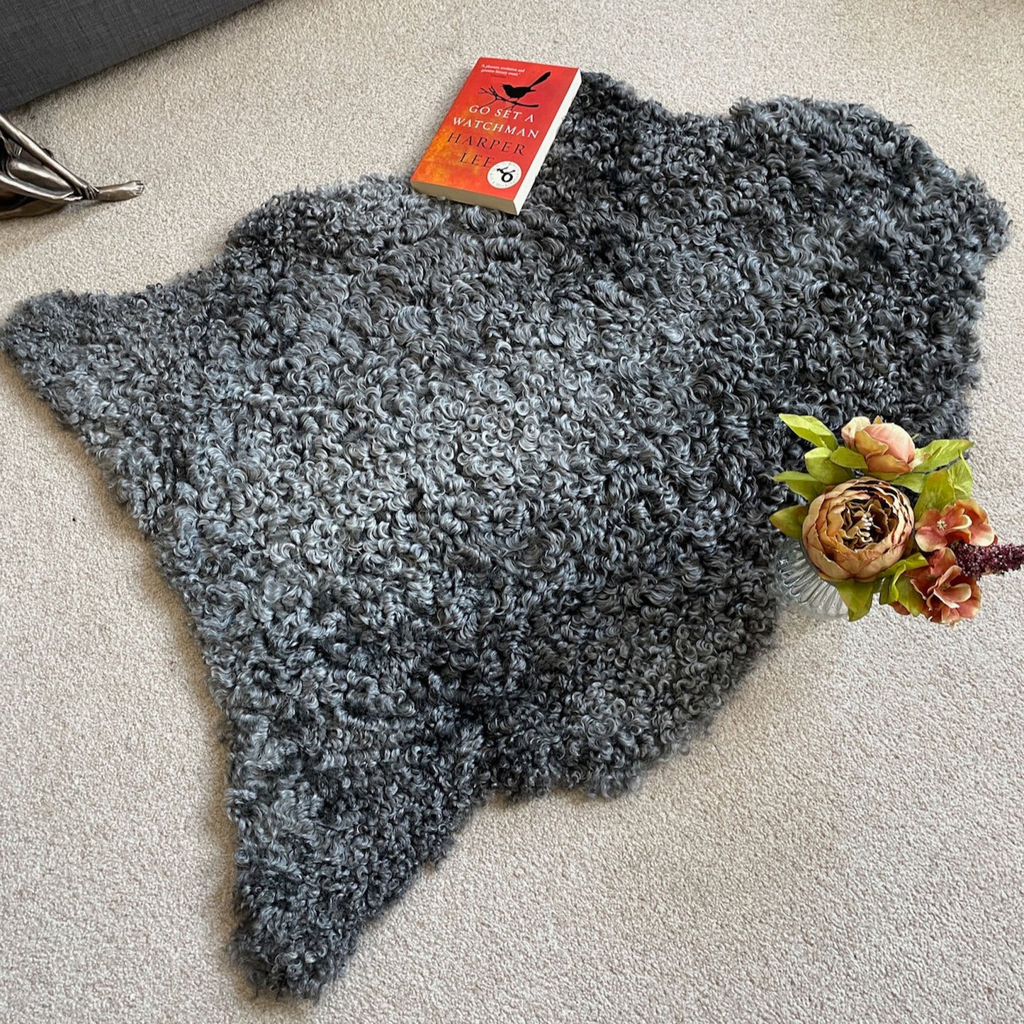 Gotland Rare Breed Sheepskin Natural Greys 0706GOTL01 - Wildash London