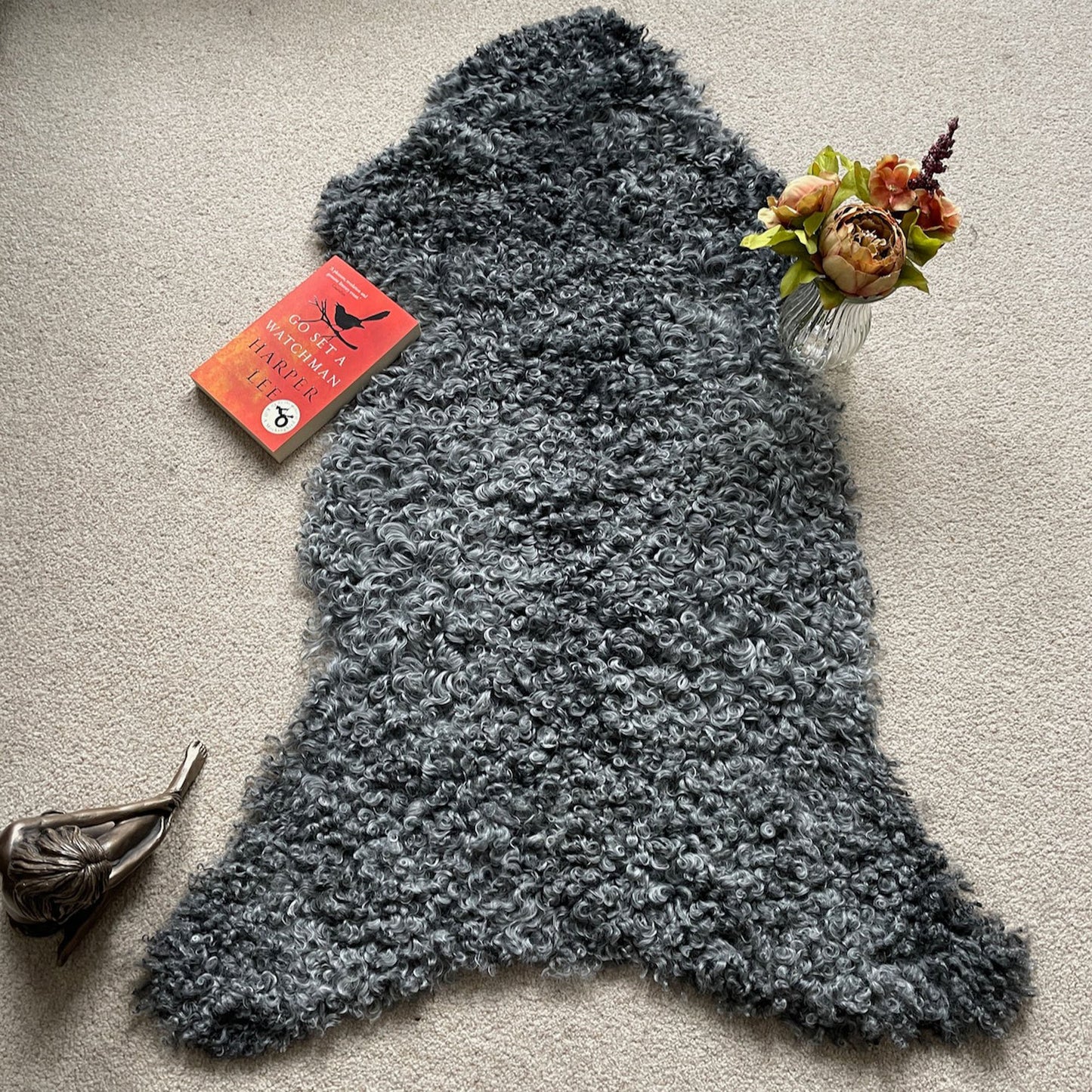 Gotland Rare Breed Sheepskin Natural Greys 0706GOTL04 - Wildash London