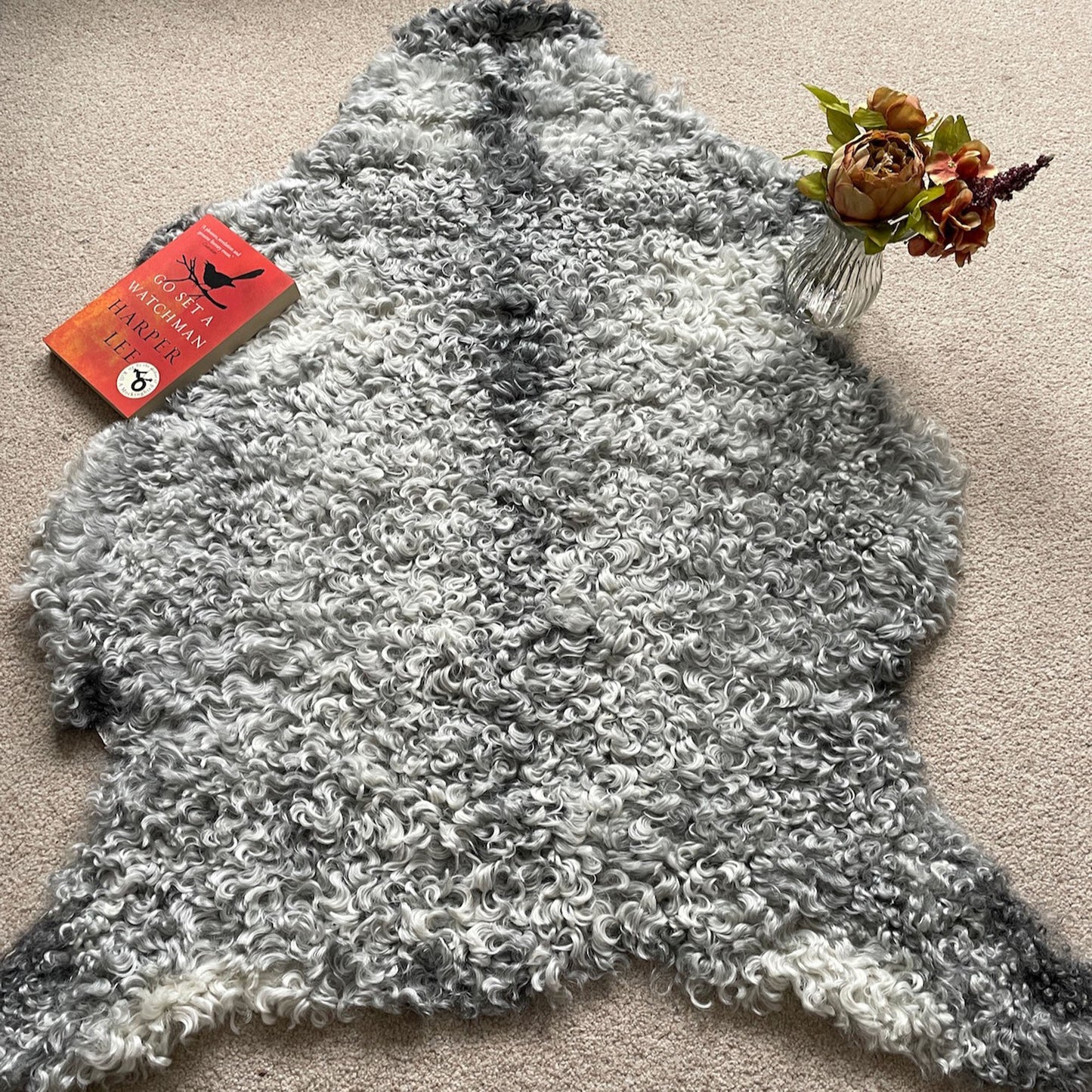 Gotland Rare Breed Sheepskin Natural Greys 0706GOTL05 - Wildash London