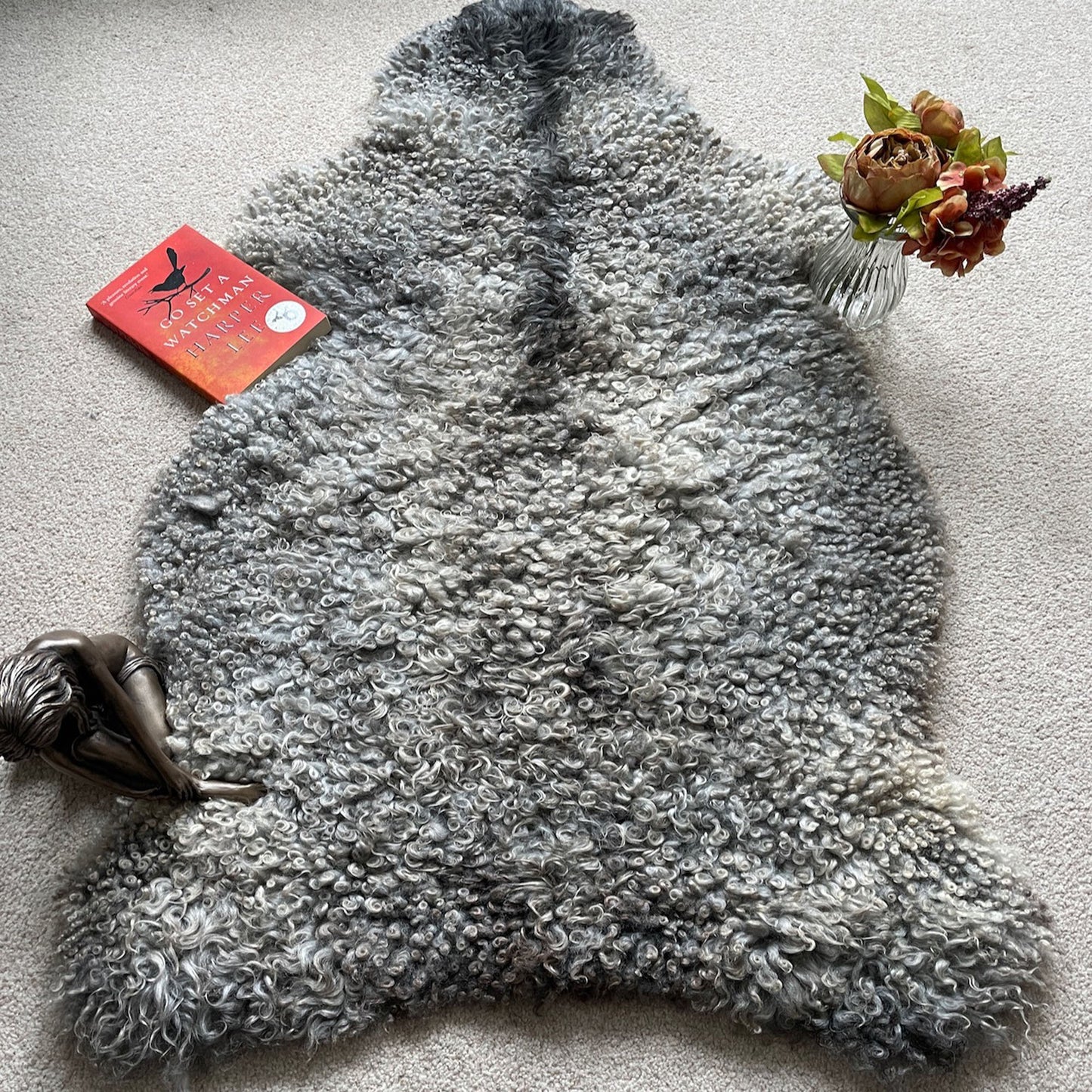 Gotland Rare Breed Sheepskin Natural Greys 0706GOTL06 - Wildash London