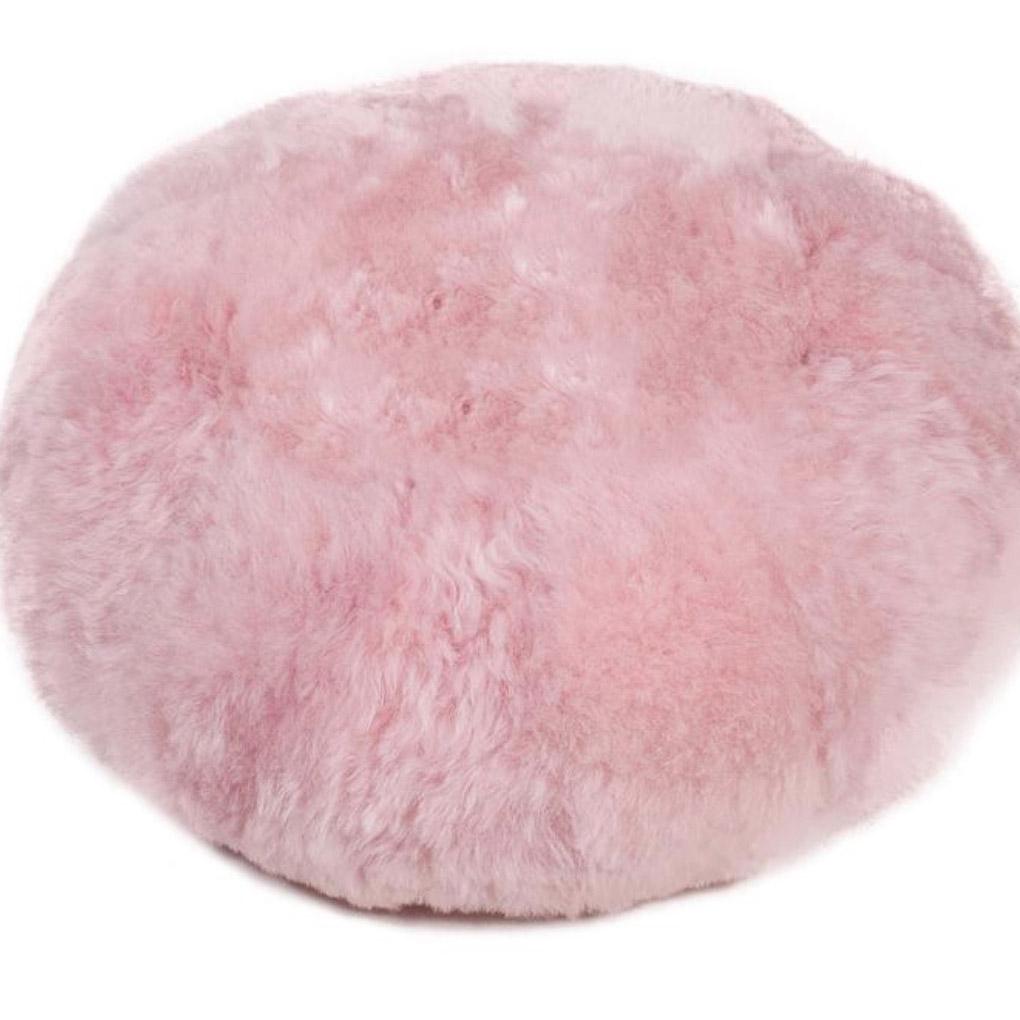 Hot Buns Sheepskin Pouffe - Icelandic Shorn Fur ALL COLOURS - Wildash London