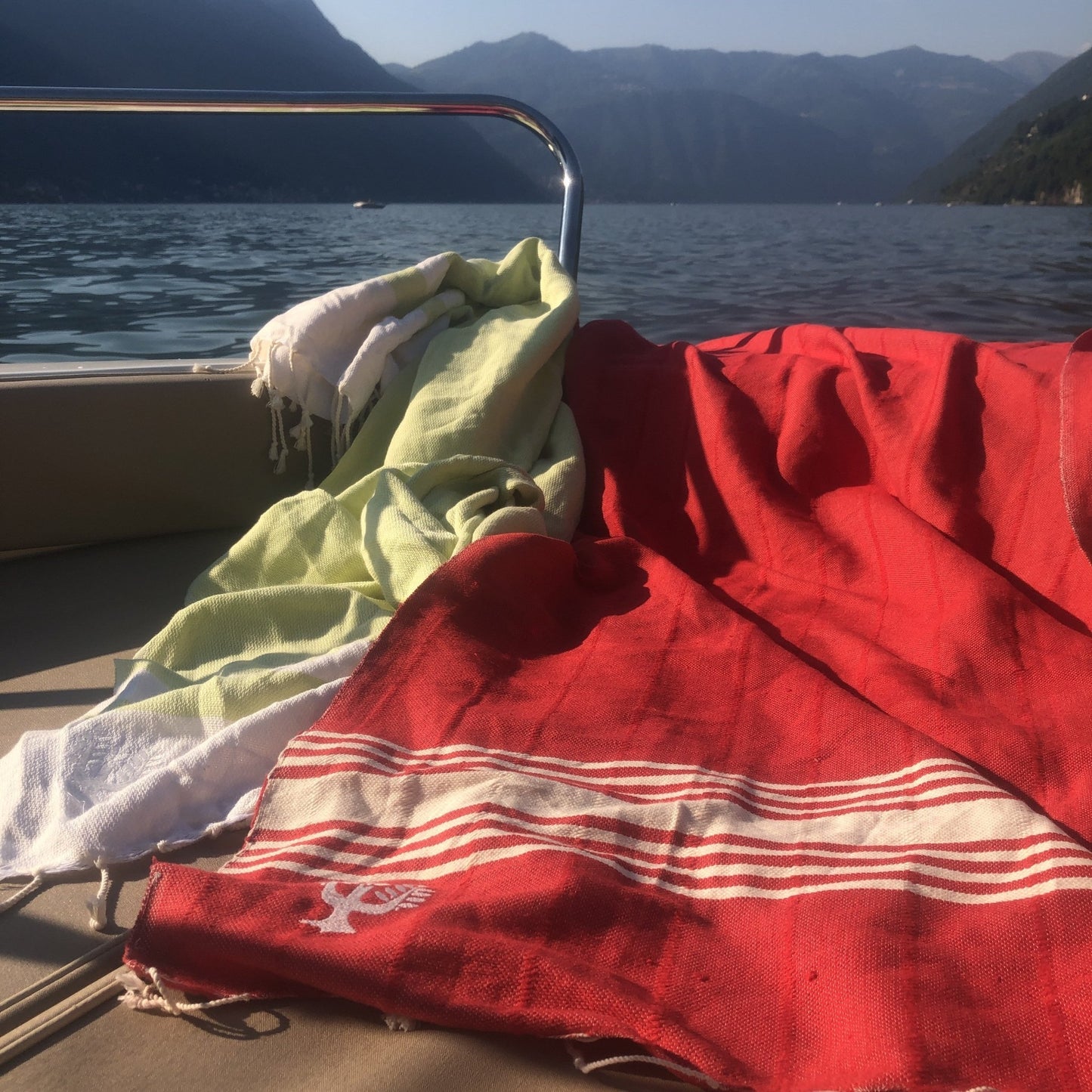 Ibiza Hammam Towel Lime - Wildash London