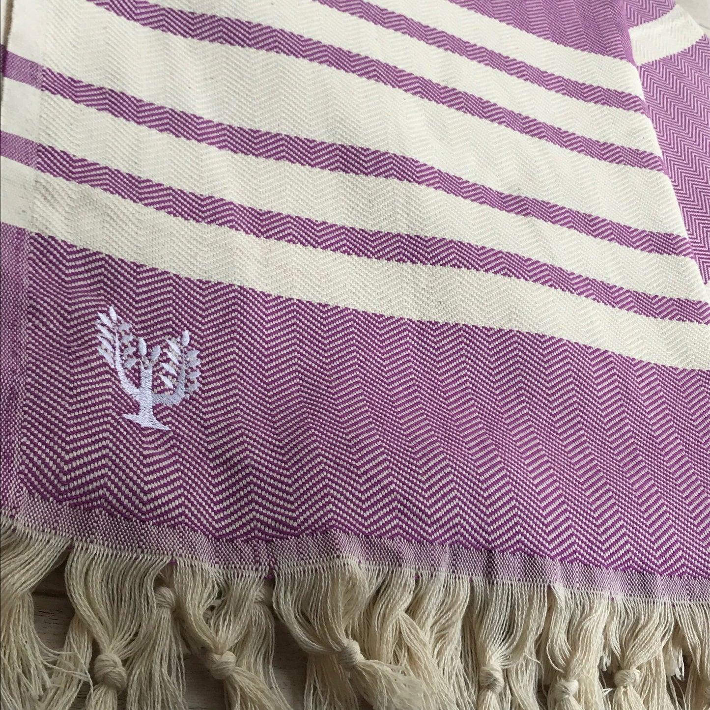 Portobello Bed Throw XL 200cm x 240cm | Lilac - Wildash London
