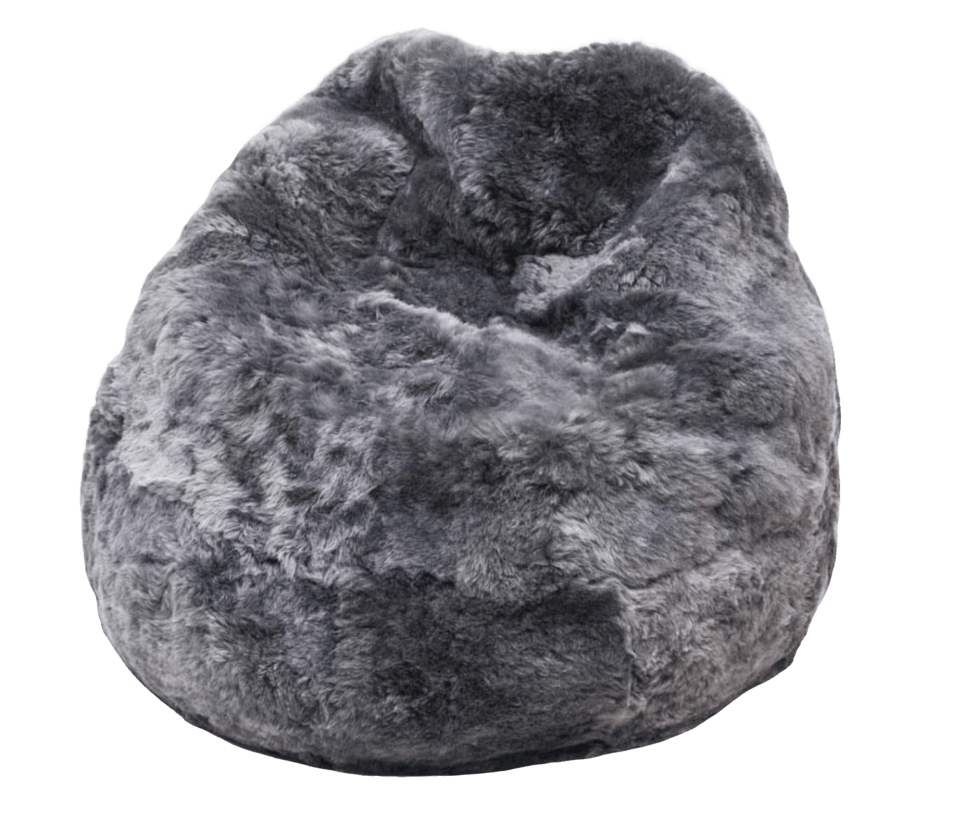 Sheepskin Beanbag Chair 100% Natural Icelandic Shorn 50mm | Cool Grey | Large | IN STOCK - Wildash London