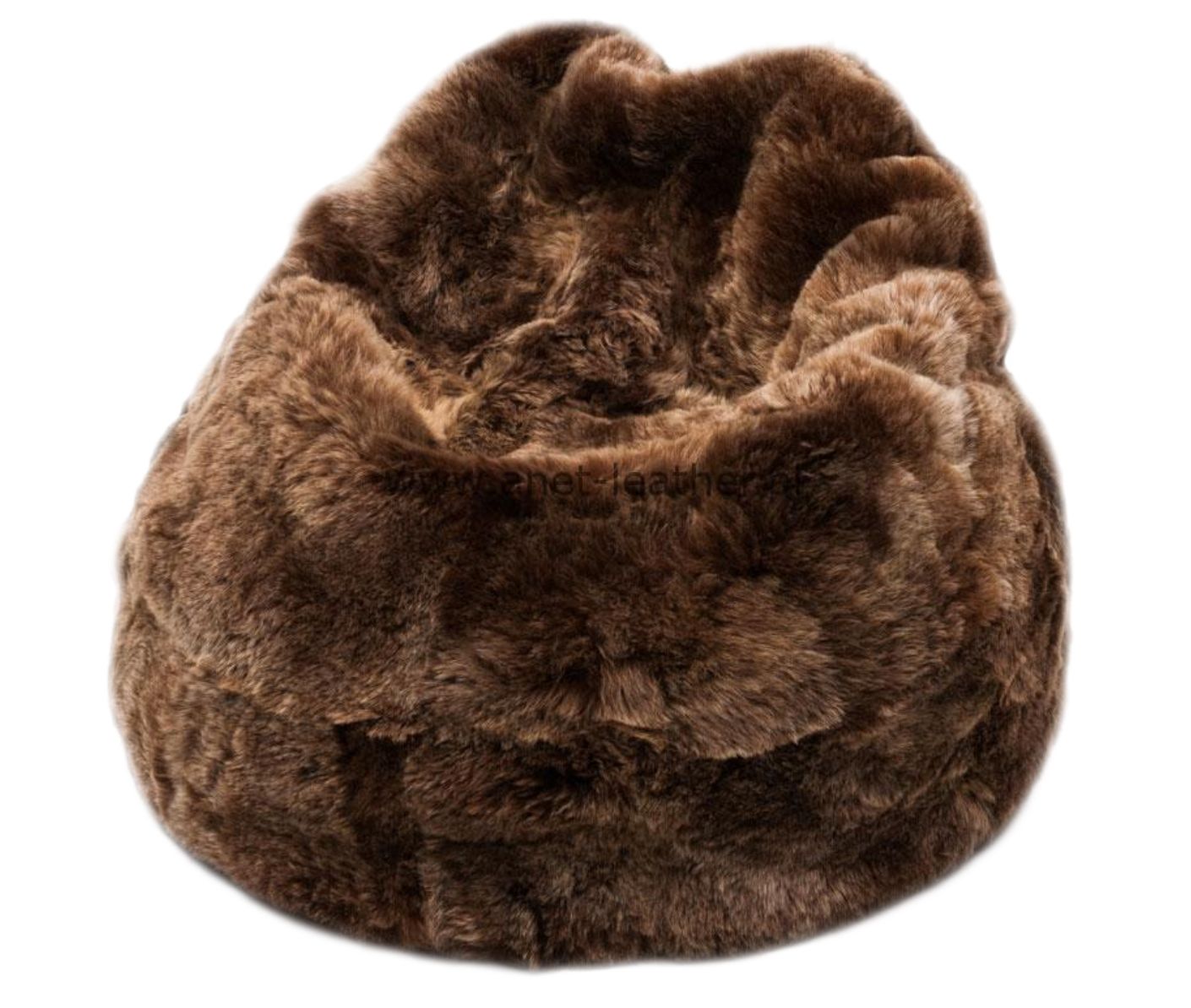 Sheepskin Beanbag Chair Icelandic - Shorn Russet - Large - Wildash London