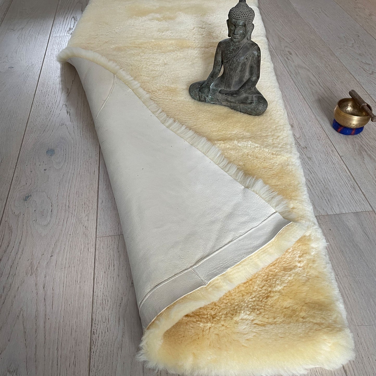Sheepskin Yoga & Meditation Mat - Wildash London