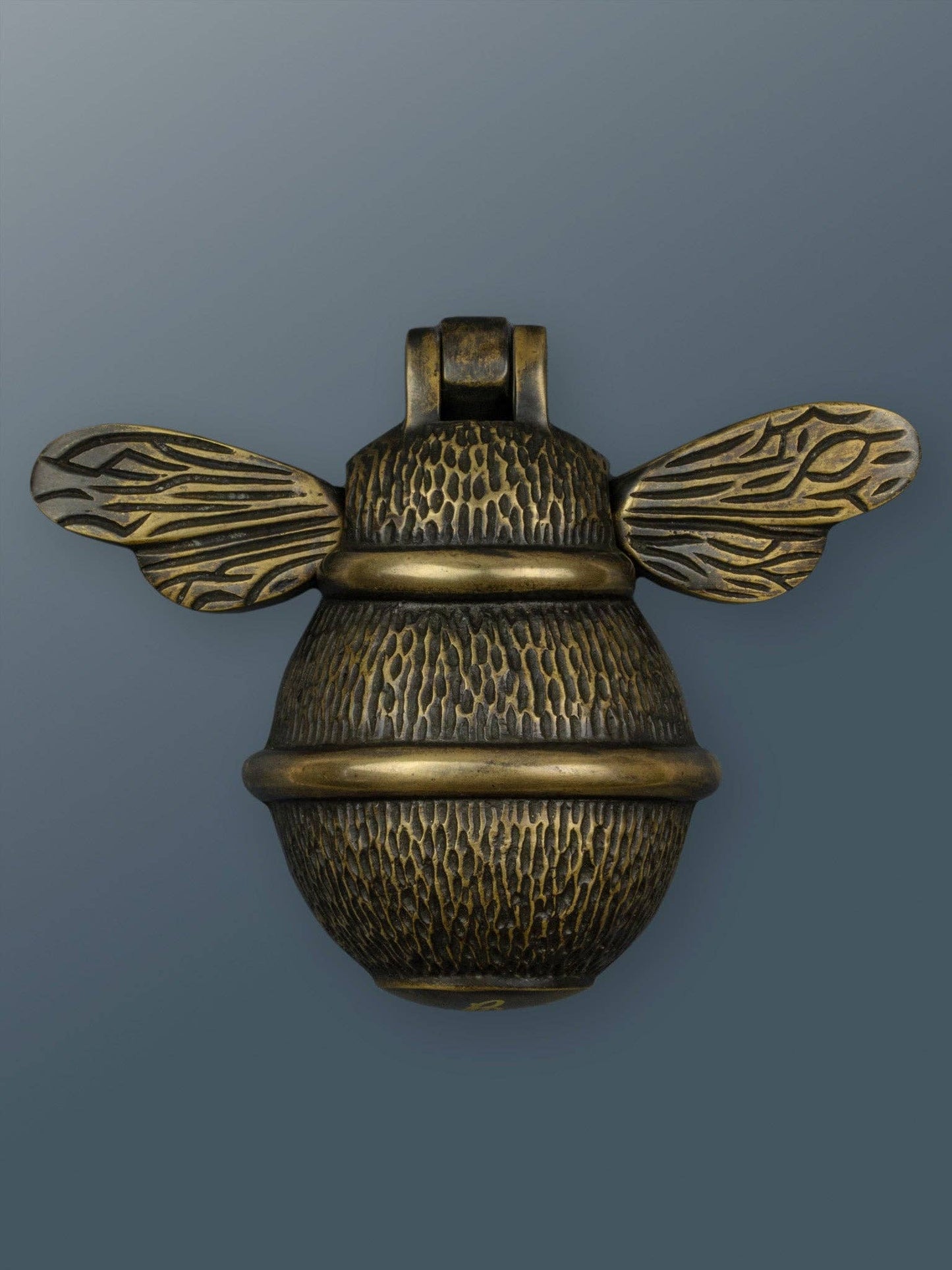 Brass Bumble Bee Door Knocker - Heritage Finish