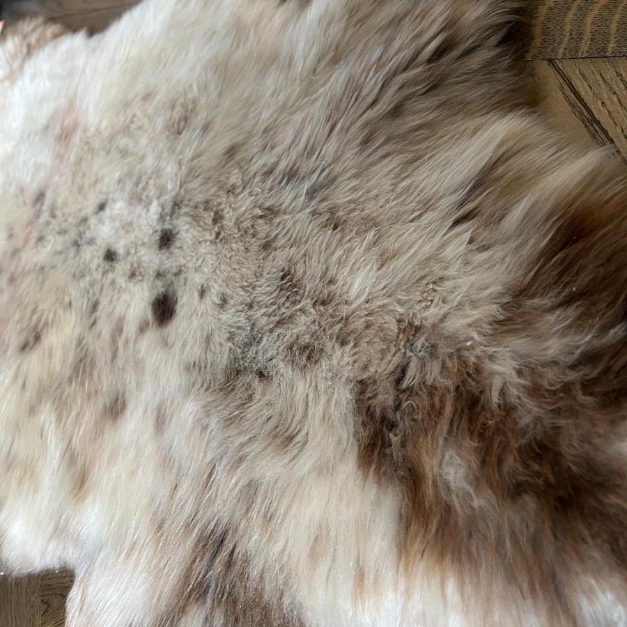 British Rare Breed Sheepskin Hide Unique Medium 23120309