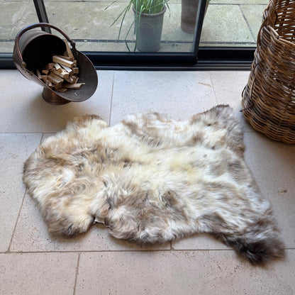 Large Rare Breed British Sheepskin Rug – Fawn & Vanilla | Natural, Undyed | Soft & Sustainable