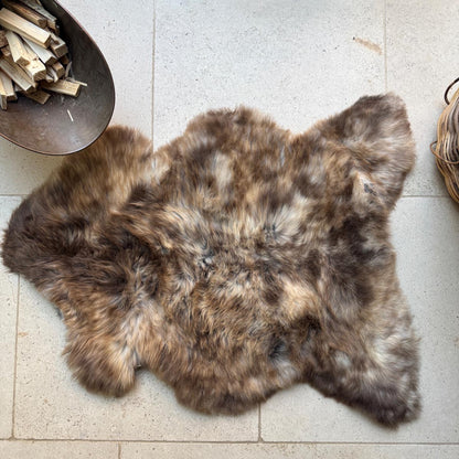 Britisches seltenes Schaffellfell, einzigartig, groß, 0602BRL02