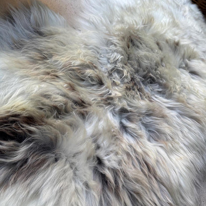 Britisches seltenes Schaffellfell, einzigartig, groß, 0602BRL02