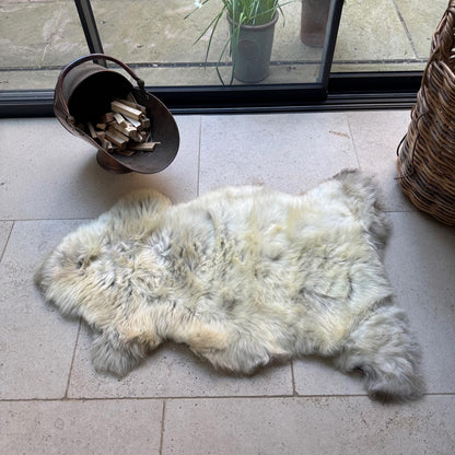 Britisches seltenes Schaffellfell, einzigartig, groß, 0602BRL02