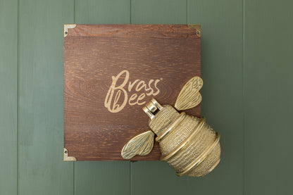 Solid Brass Queen Bee Door Knockers - Premium Size: Heritage