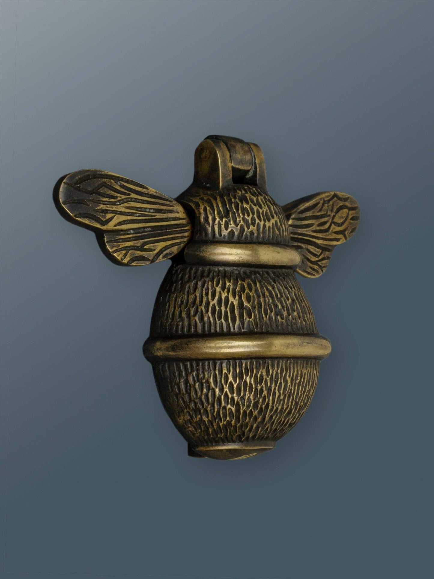 Brass Bumble Bee Door Knocker - Heritage Finish