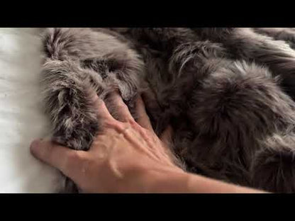 Tuscan Shearling Throw | Fur Blanket | Sheepskin Rug | Rich Mink
