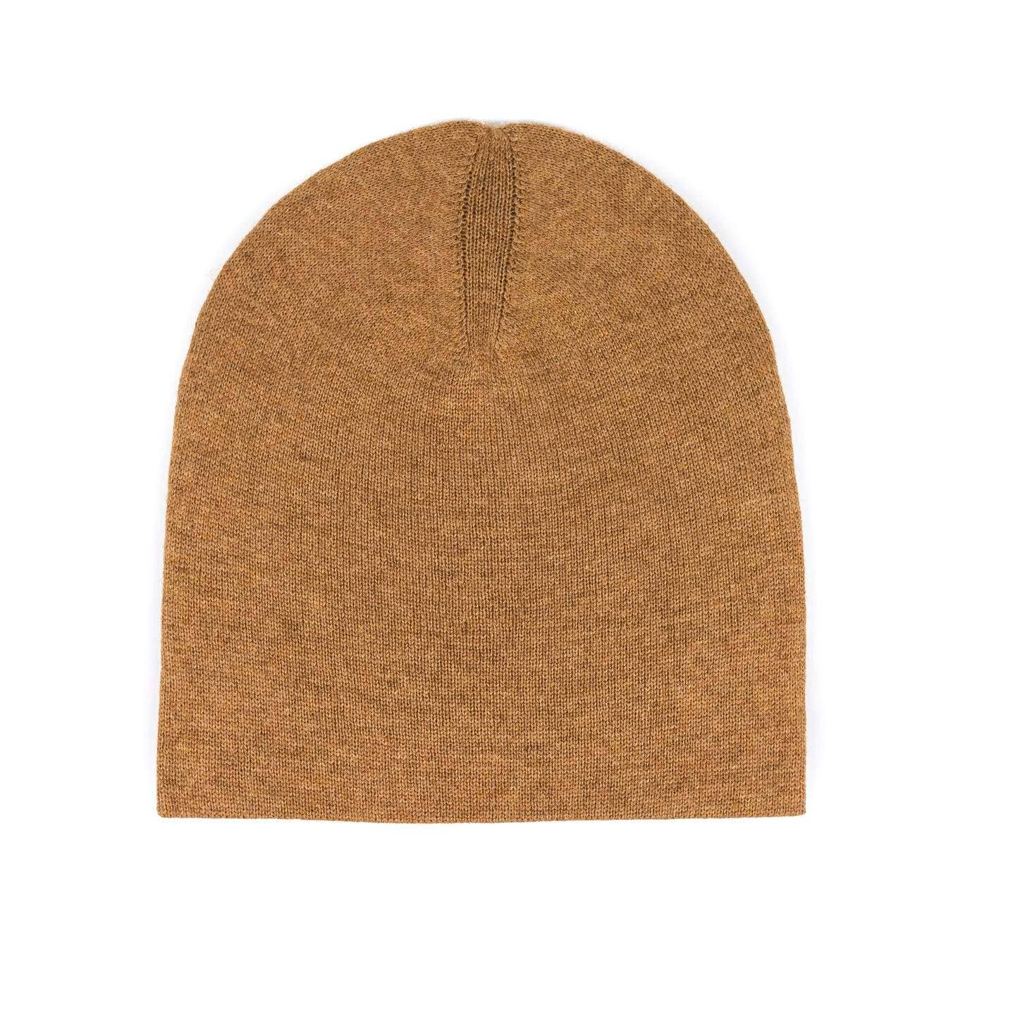 100% Cashmere Hat - Brown - Wildash London