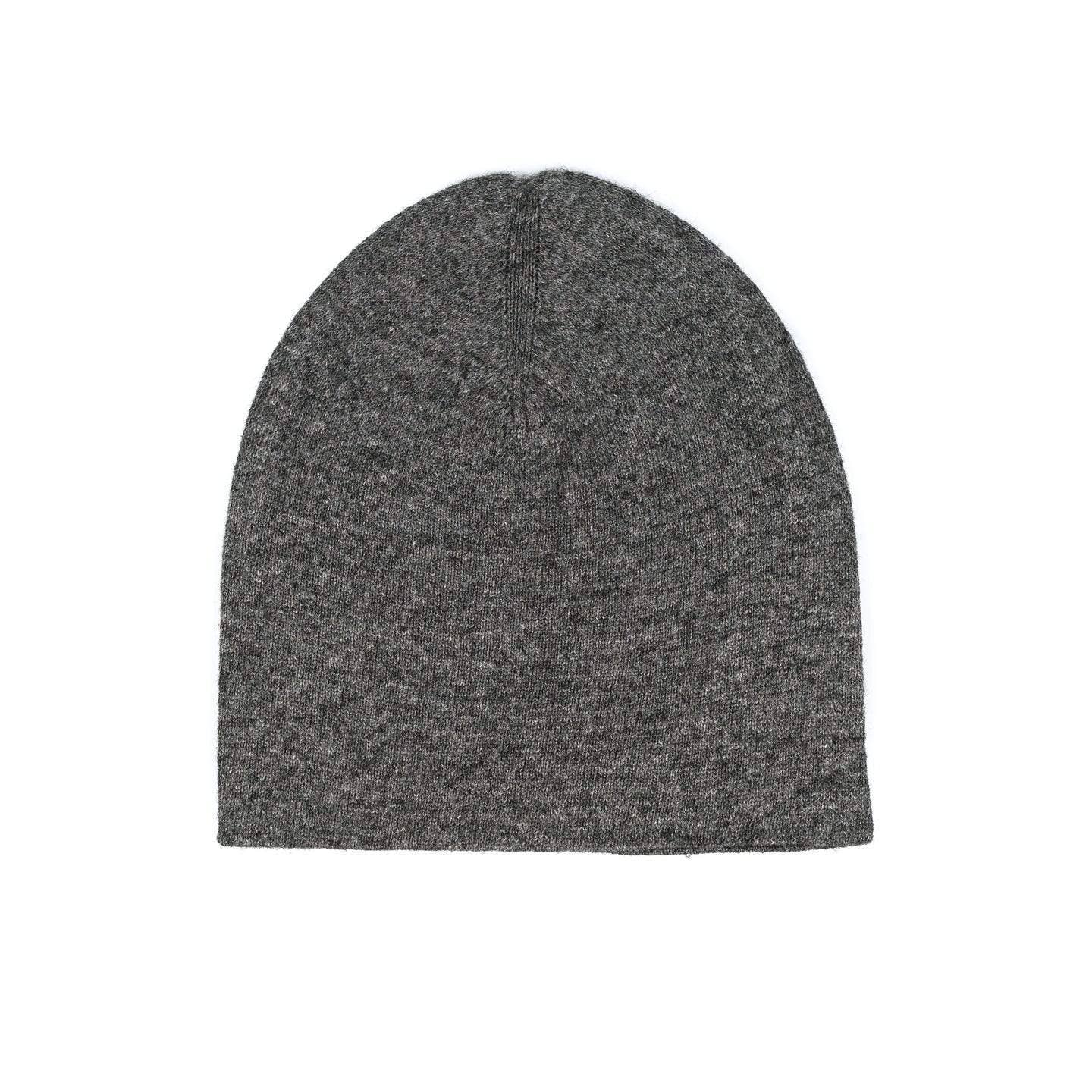 100% Cashmere Hat - Grey - Wildash London