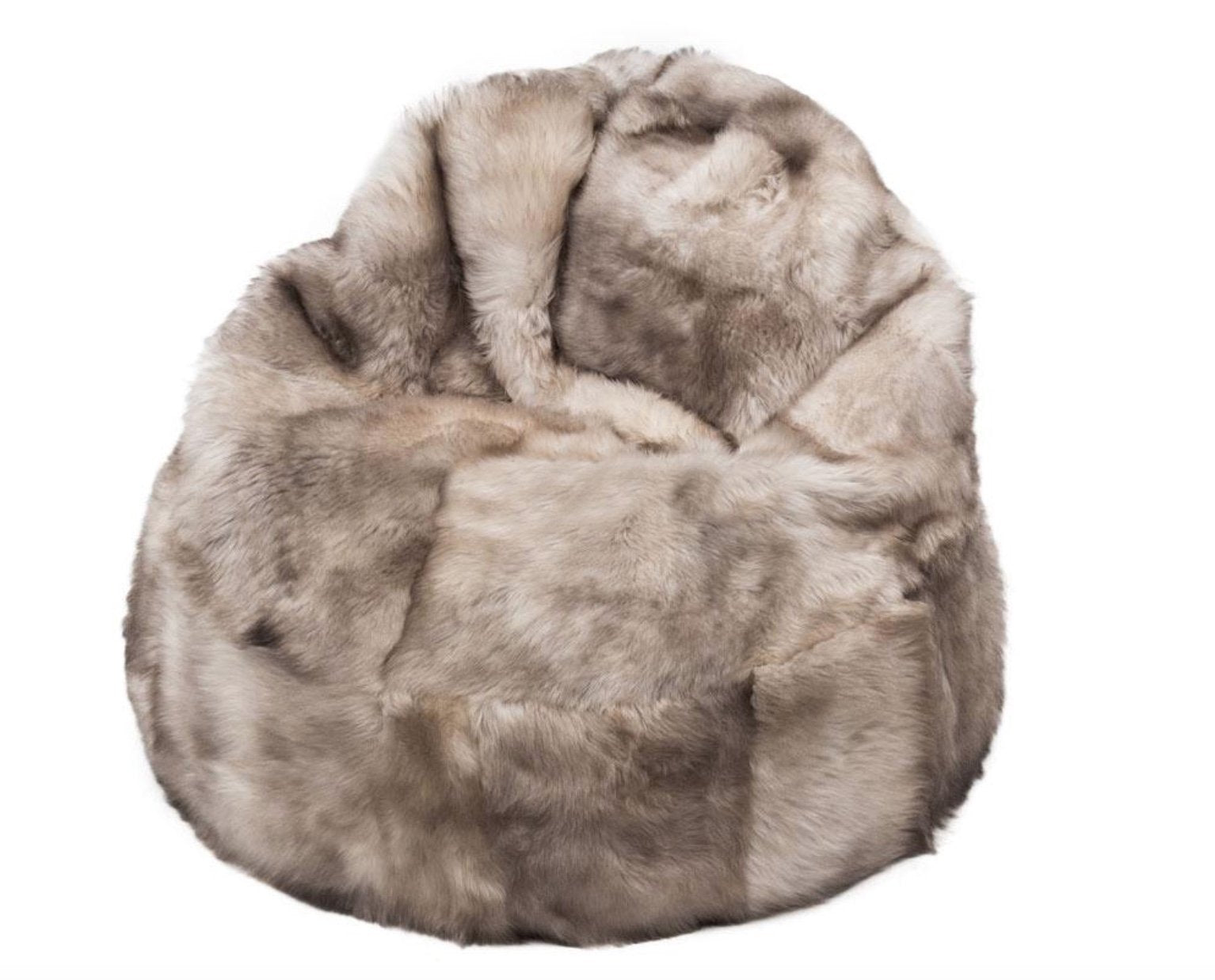 100% Natural Macedonian Sheepskin Beanbag Chair Large - Wildash London