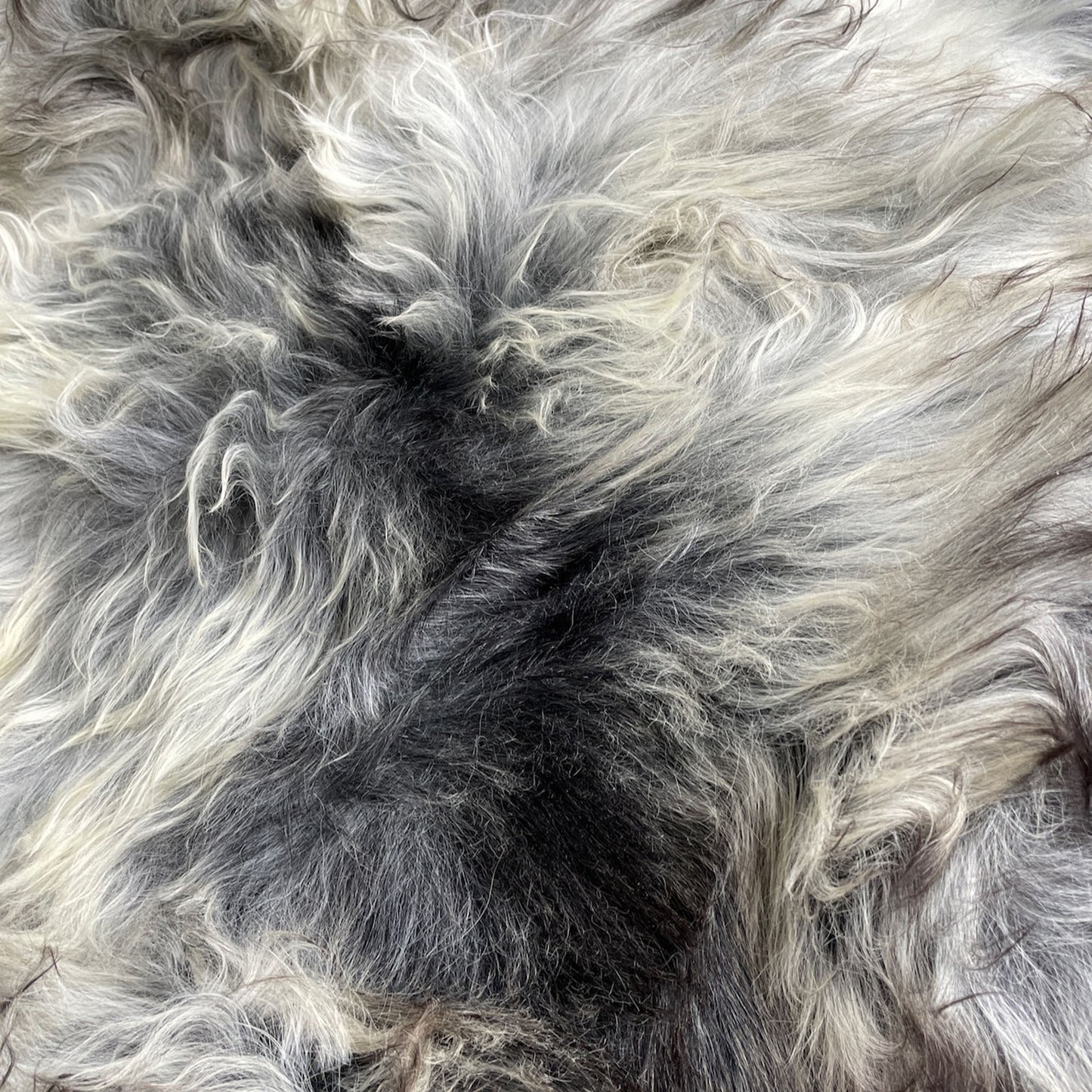 XL Icelandic Natural Grey Undyed Sheepskin Unique Sheep Skin Ecofriendly Sustainably Tanned 0206ILGRXL05
