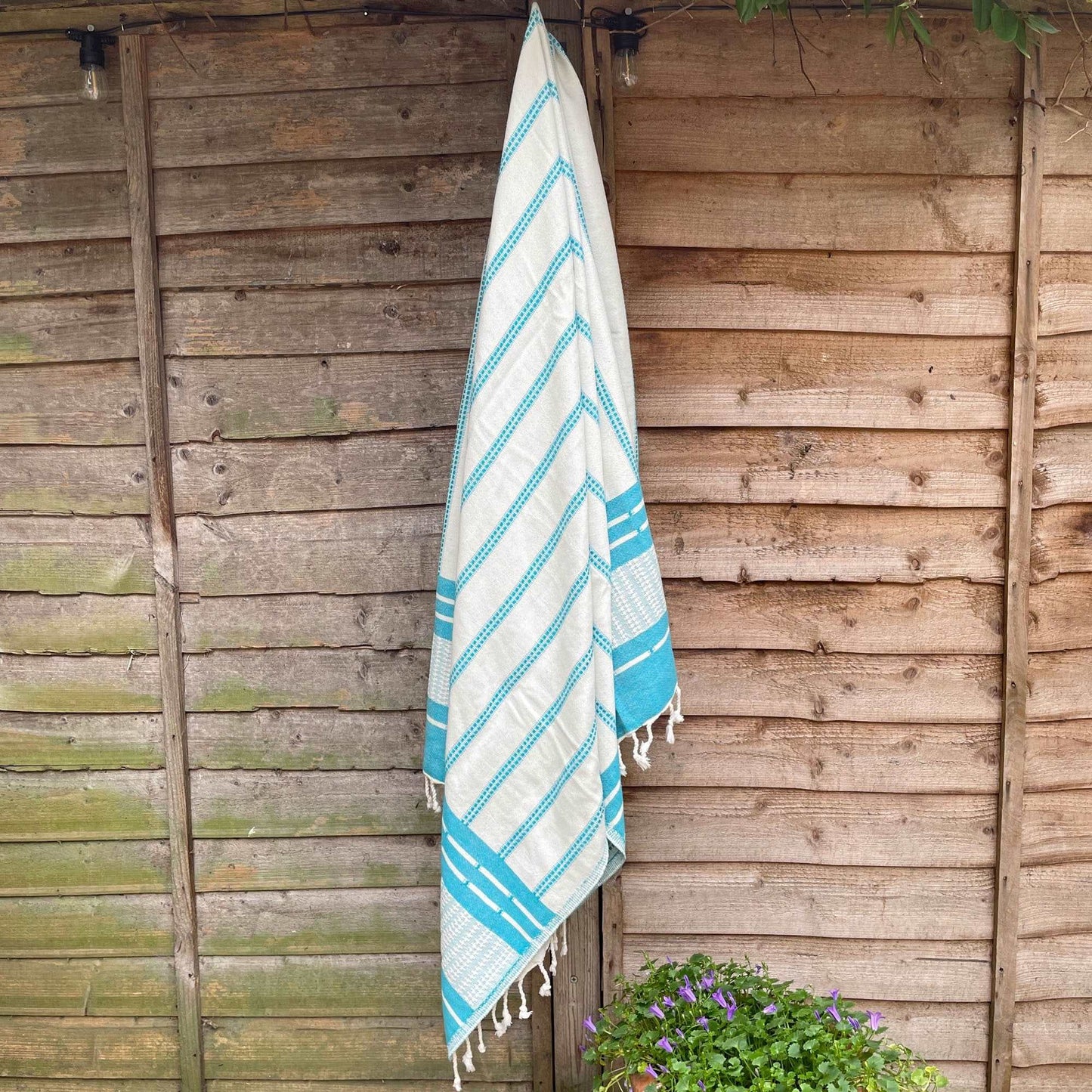 Brava Hammam Towel | Azure - Wildash London