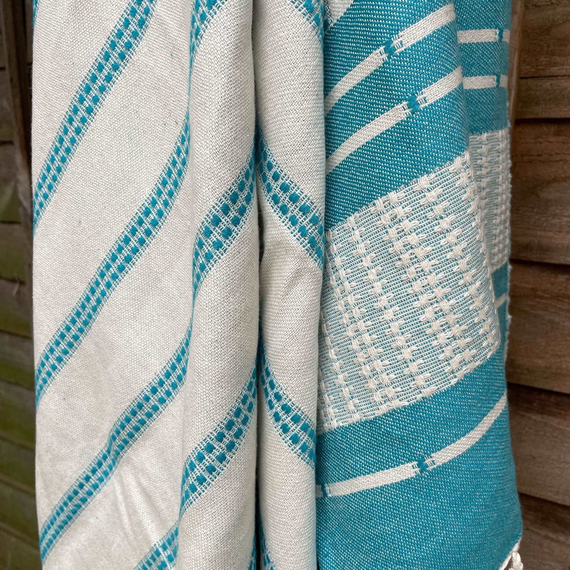 Brava Hammam Towel | Azure - Wildash London