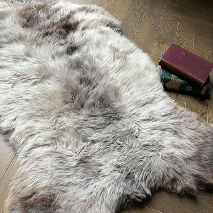 British Rare Breed Sheepskin Hide Unique Large 230205BRL-05 - Wildash London