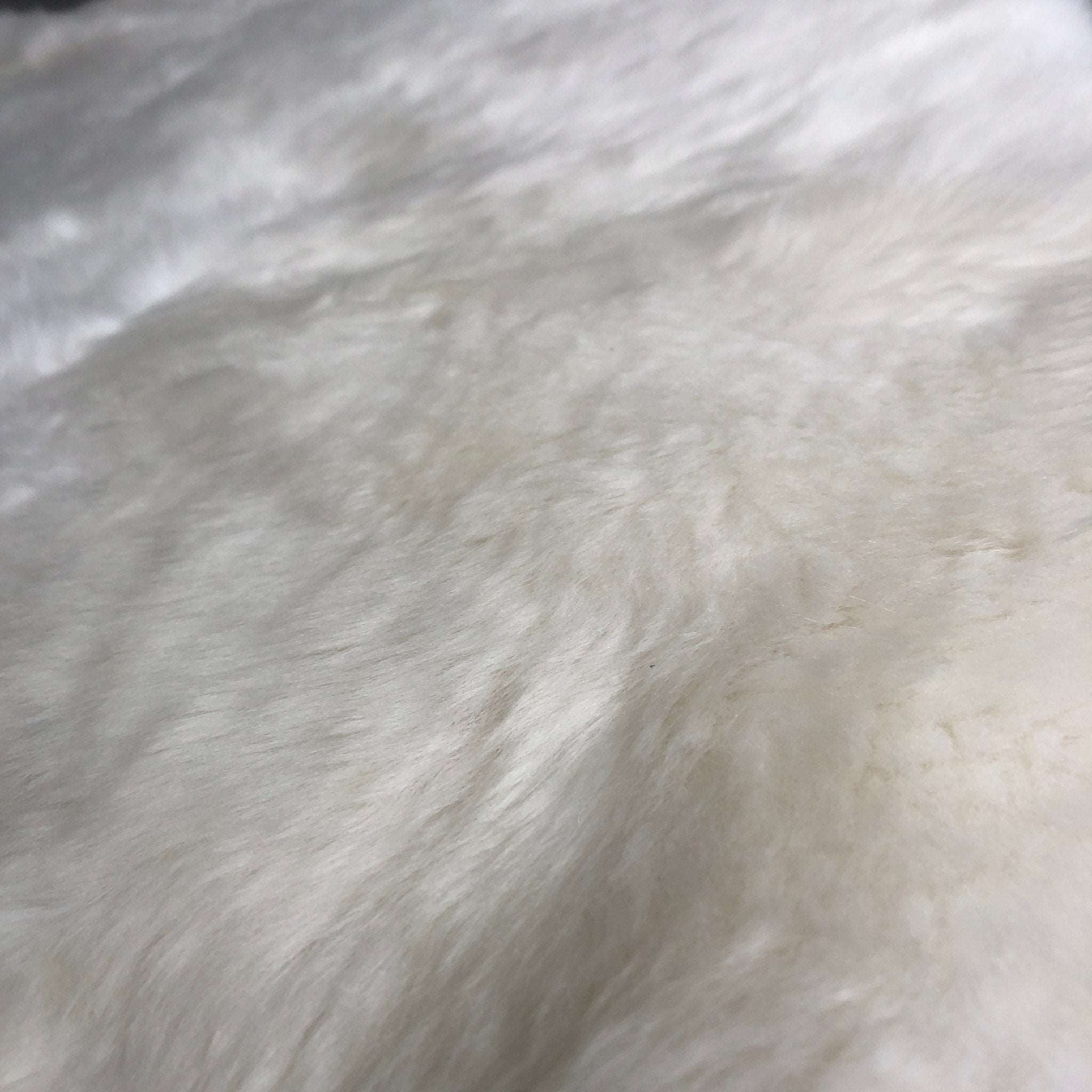 British Sheepskin Rug Hide Ivory White Small Short Fur - Wildash London