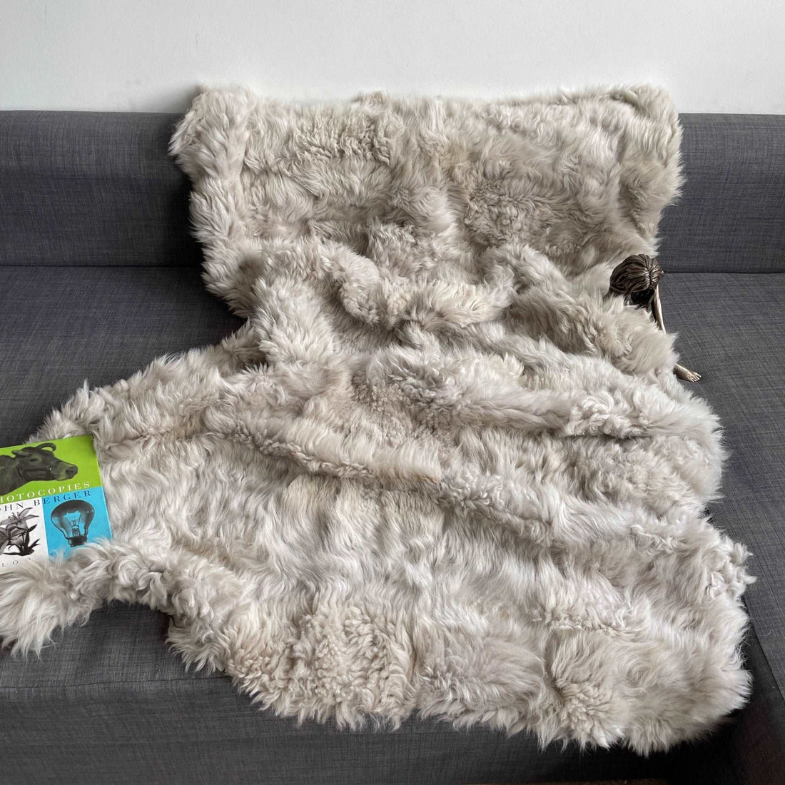 Shearling Champagne Rug Champagne Toscana Shearling Throw 90cm x 150cm | Luxury Sheepskin Rug ...