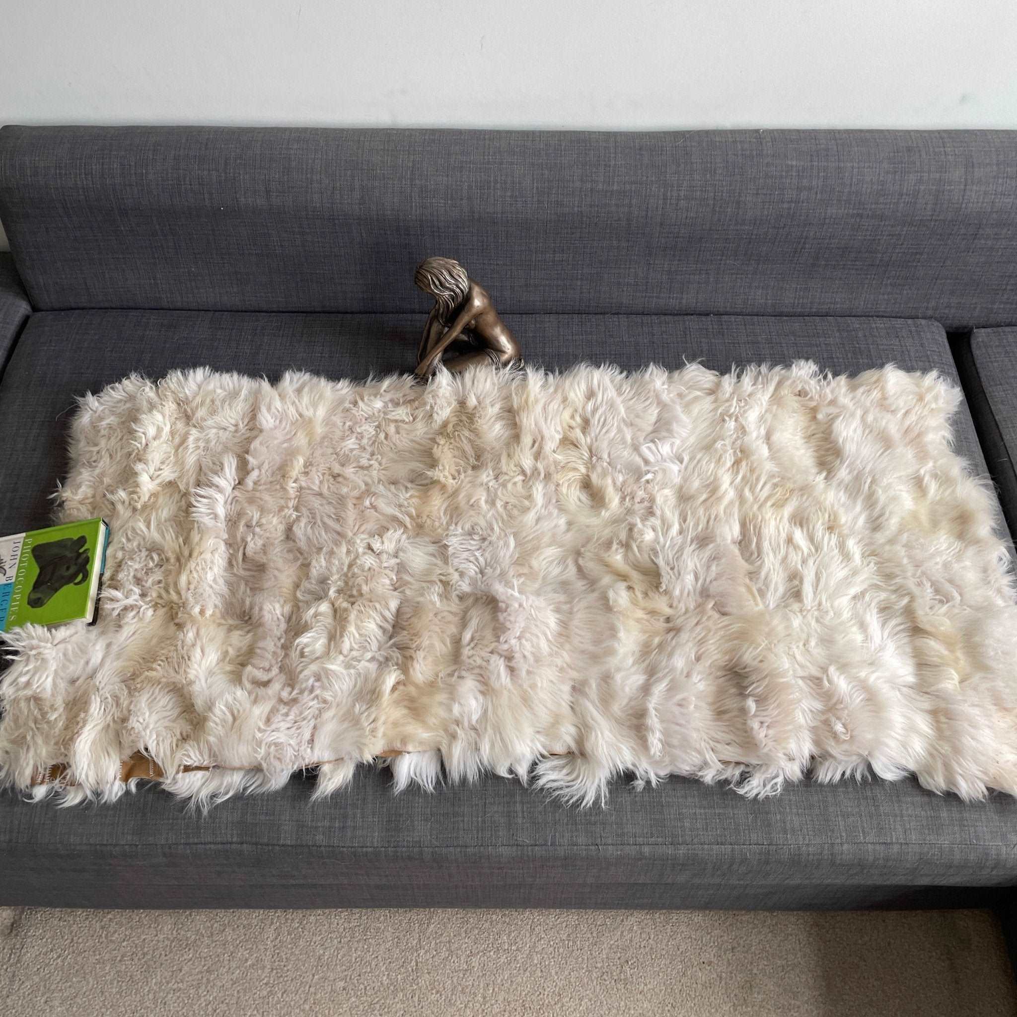 Shearling Champagne Rug Champagne Toscana Shearling Runner | Luxury Sheepskin Rug – Wildash London