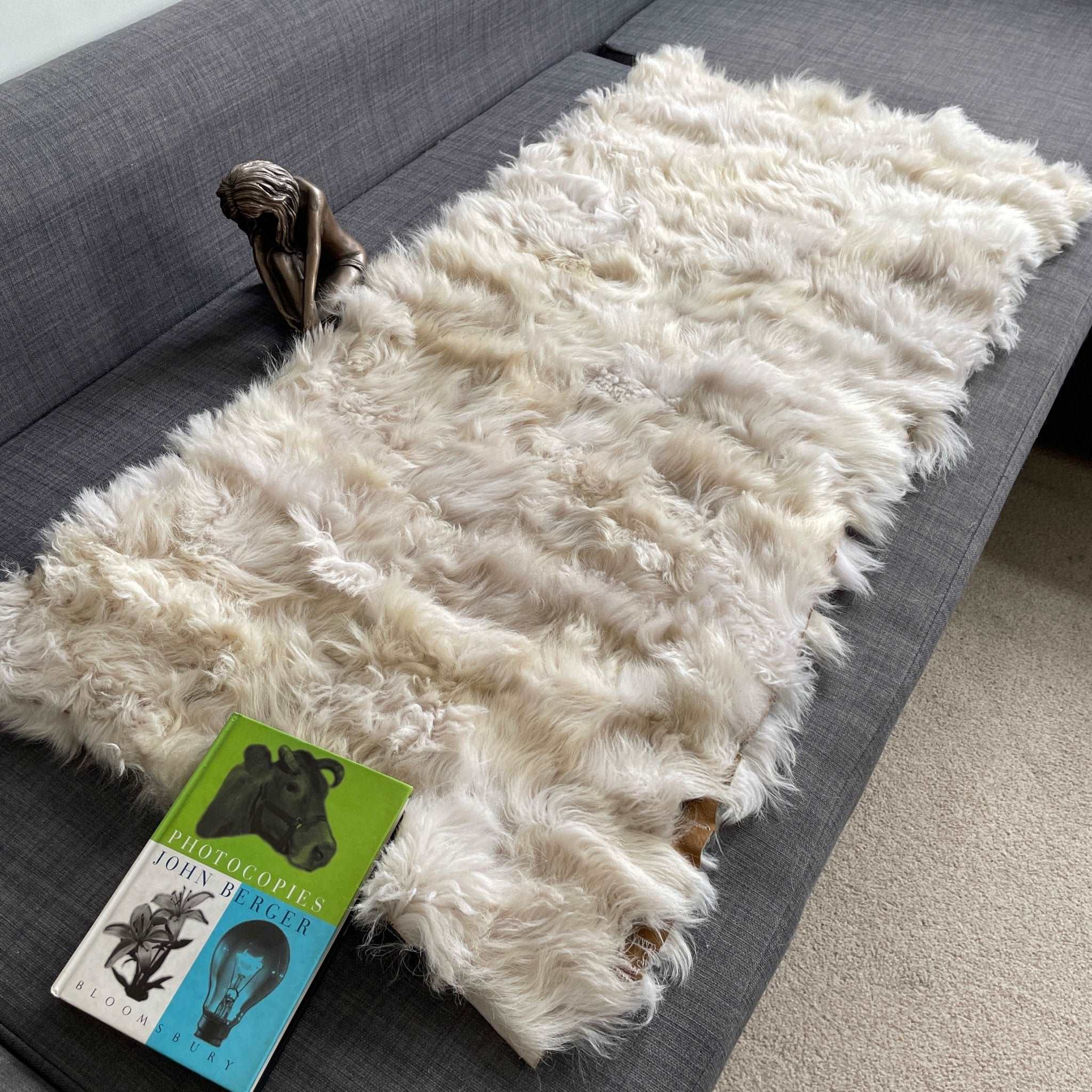 Shearling Champagne Rug Champagne Toscana Shearling Runner | Luxury Sheepskin Rug – Wildash London