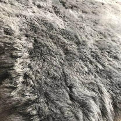 Gorgeous Icelandic Sheepskin Rug Cool Grey Shorn 50mm Straight Edges Rectangular ALL SIZES AVAILABLE - Wildash London