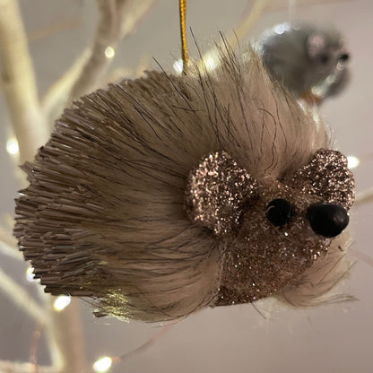 Hedgehog Whimsical Hanging Tree Ornament - Wildash London