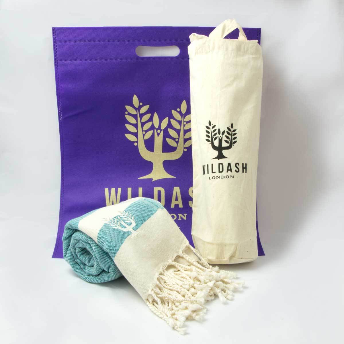 Ibiza Hammam Towel Teal - Wildash London