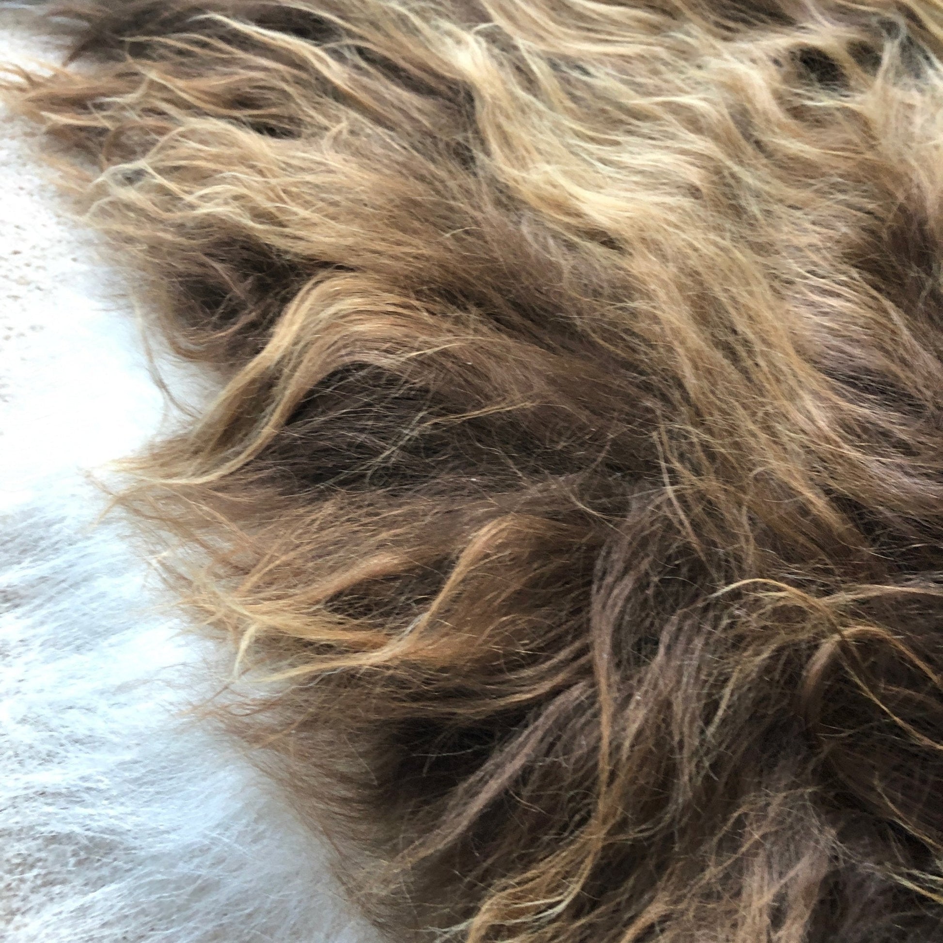Icelandic Russet Brown Natural Undyed Sheepskin Rug | Medium - Wildash London
