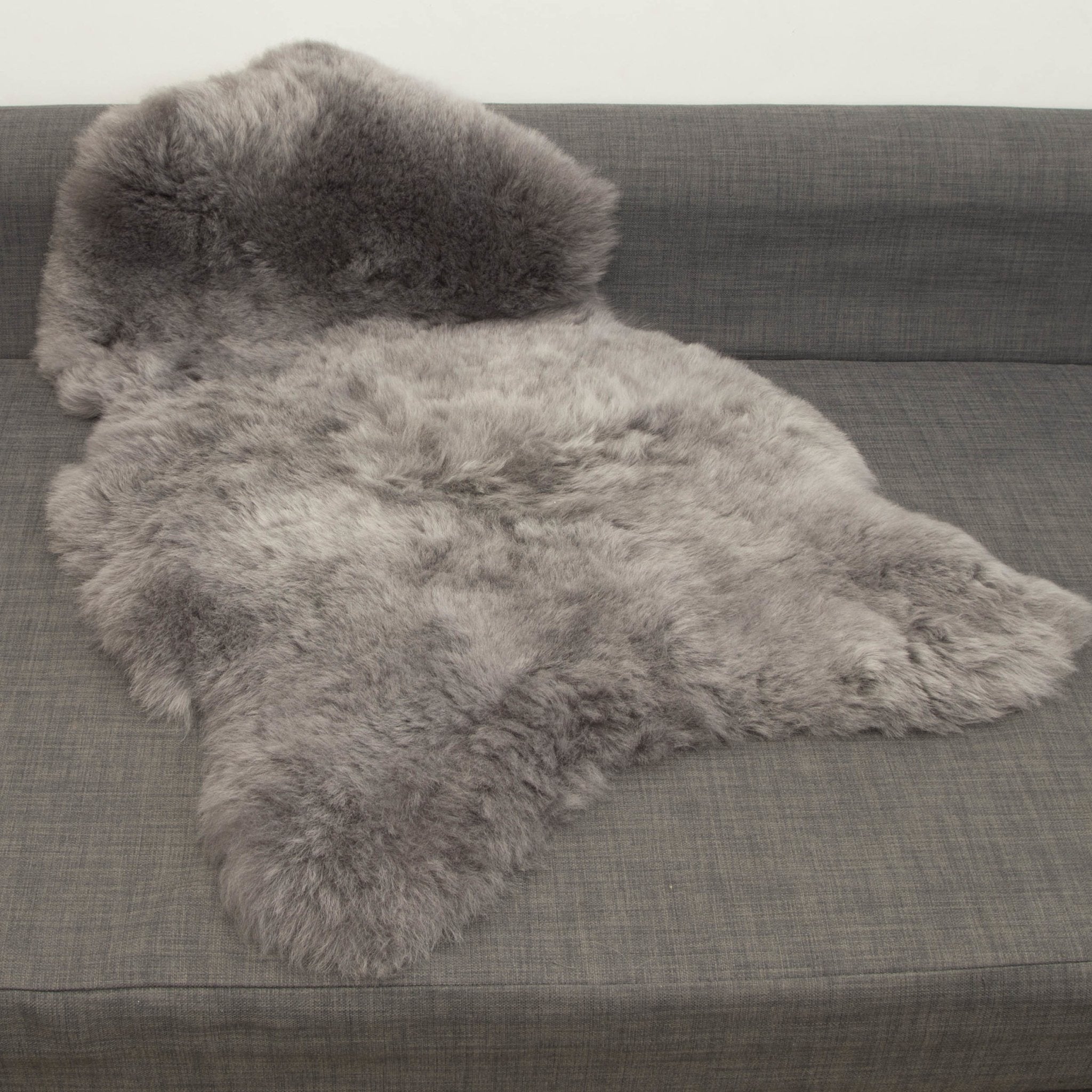 Icelandic Sheepskin Rug Cool Grey Shorn 50mm - Wildash London