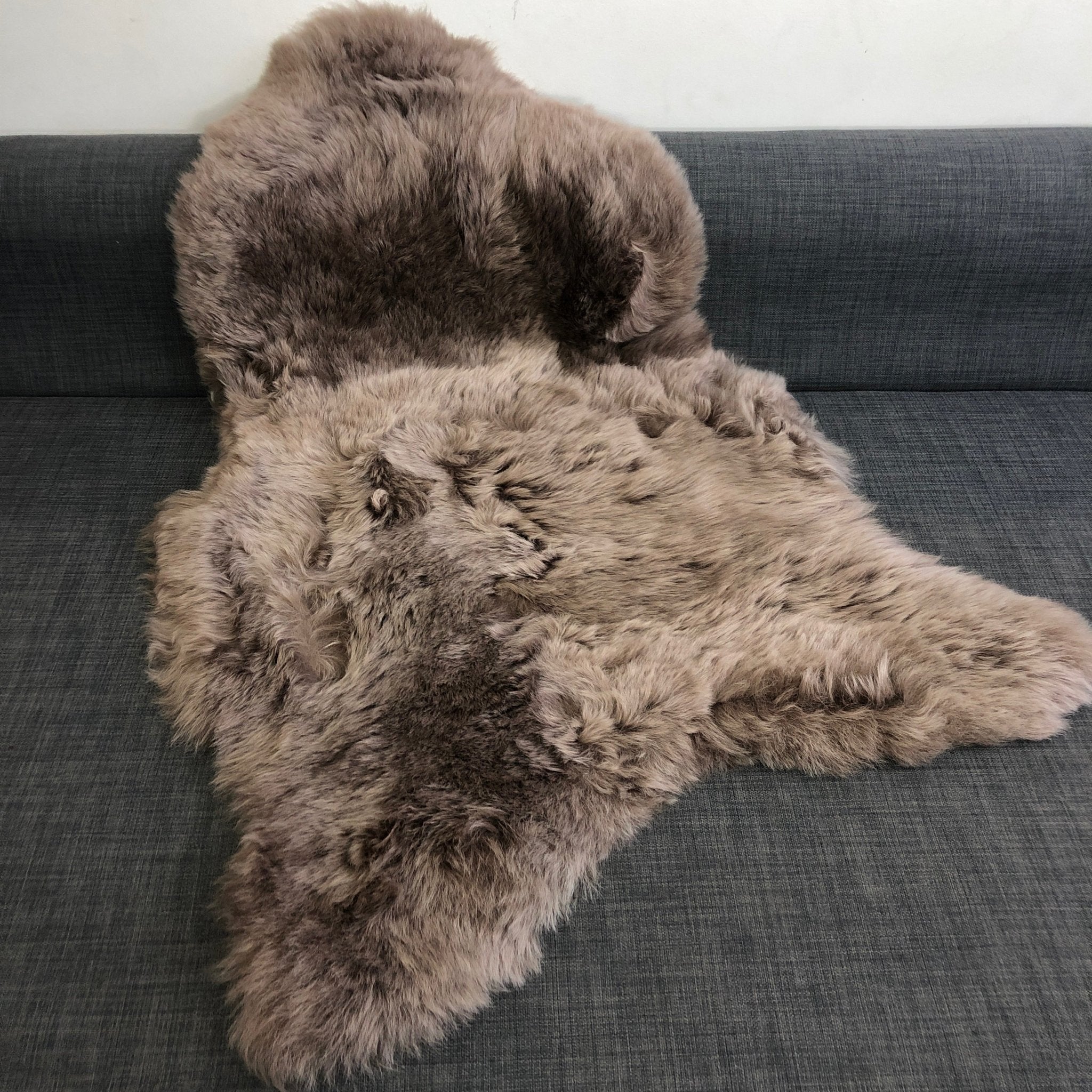 Icelandic Sheepskin Rug Taupe Shorn 50mm | Fleece | Large - Wildash London