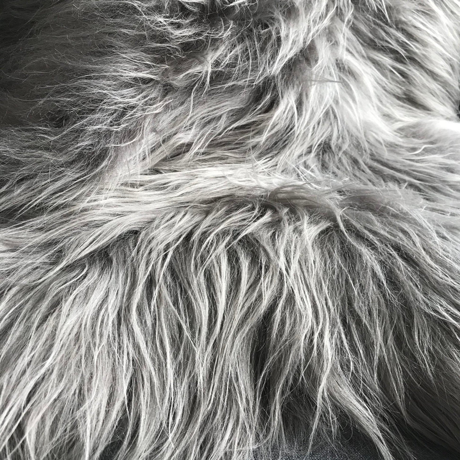 Icelandic Sheepskin Rug Warm Grey Sheepskin Throw - Wildash London