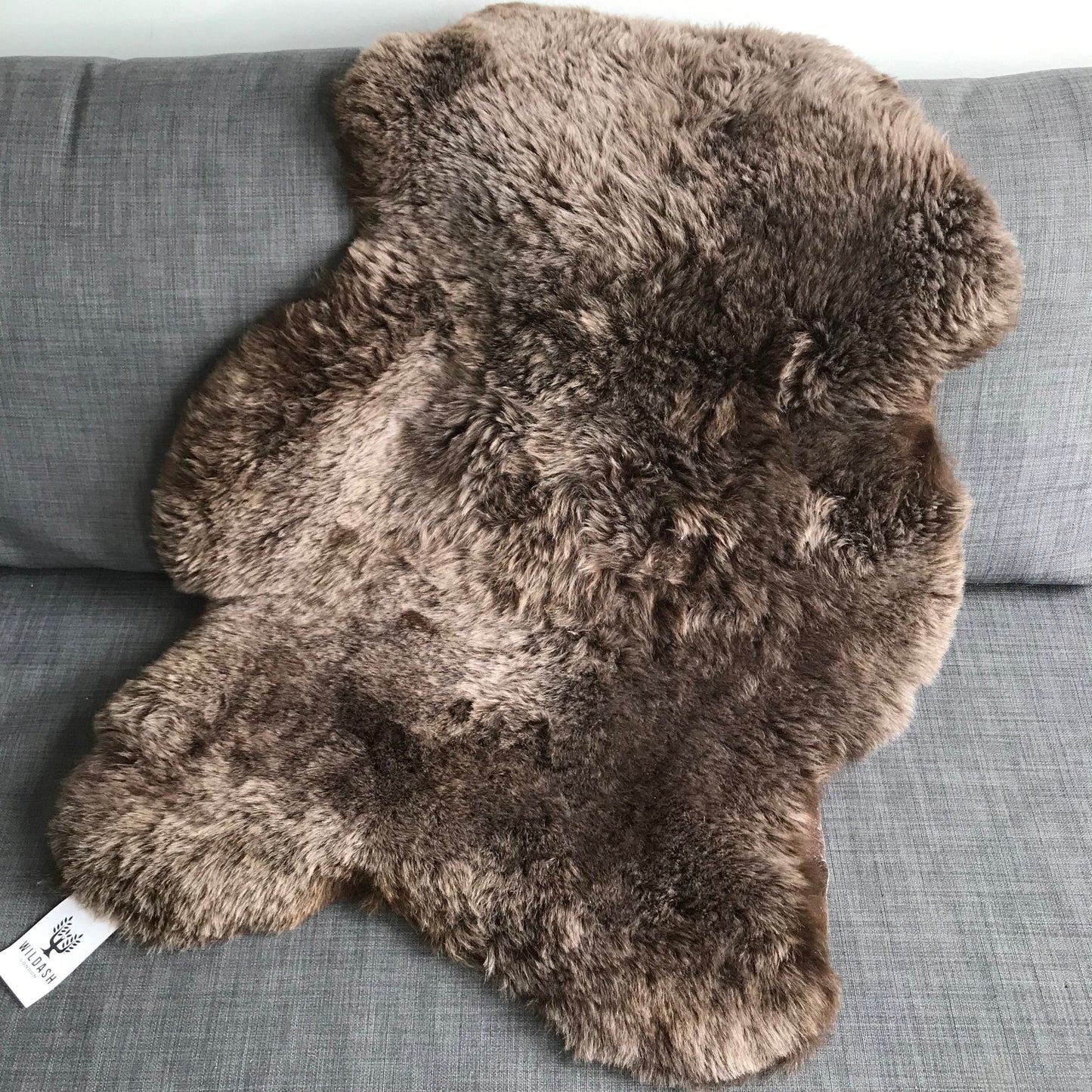 Icelandic Sheepskin Shorn 50mm Rich Chestnut Brown Large - Wildash London