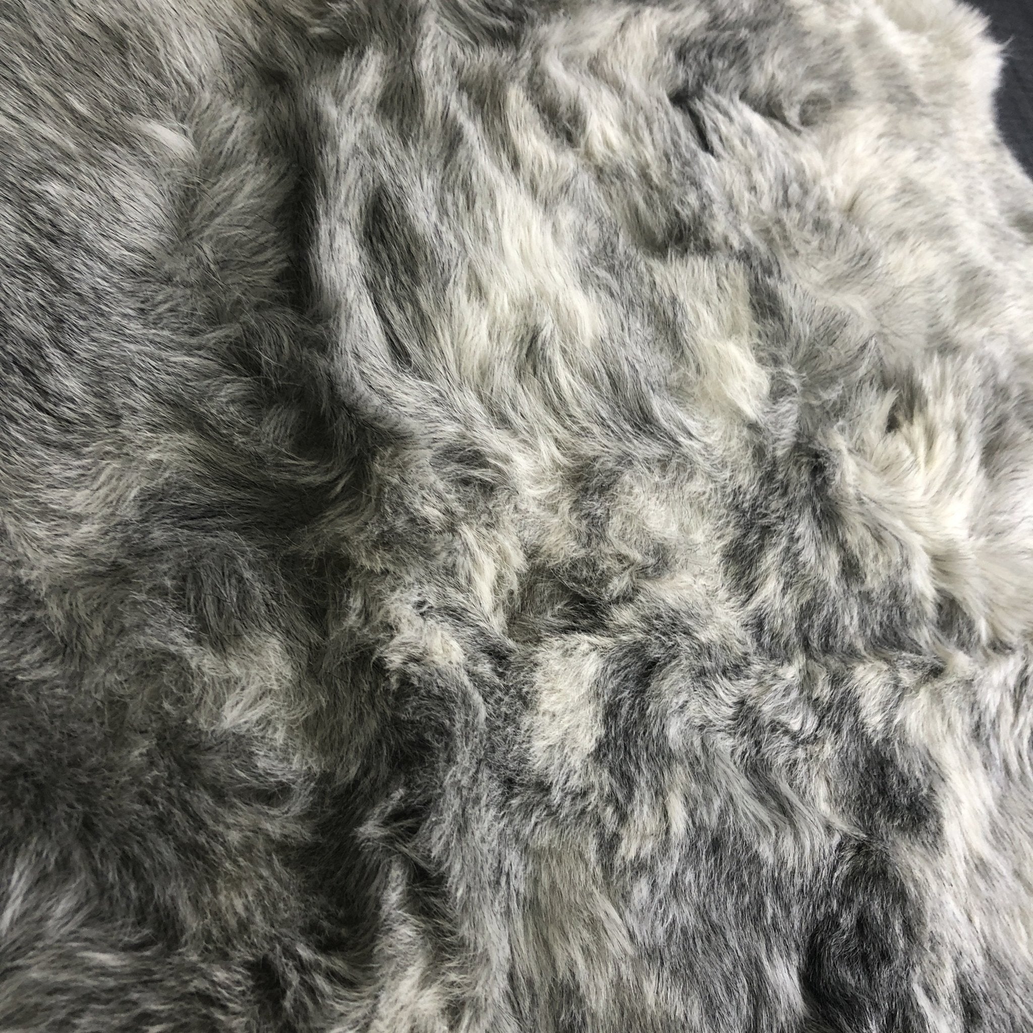 Natural Grey Icelandic Shorn 50mm Sheepskin Hide | Luxury Sheep Skin - Wildash London