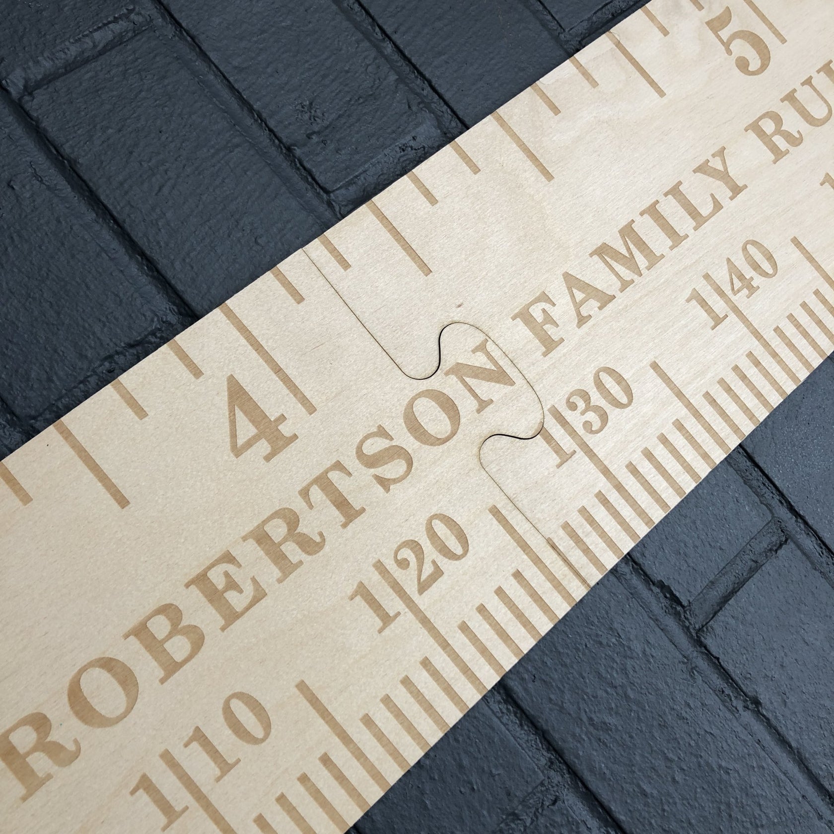 Ply On The Wall! Kids Height Chart Personalised Laser Engraved Growt