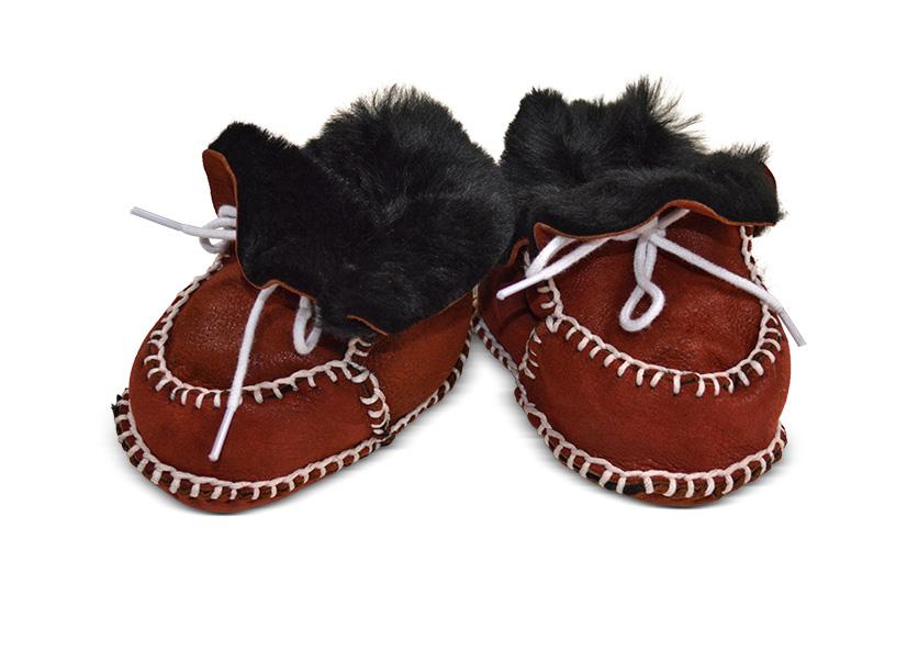 Shearling Baby Booties S 3-12 Months - Wildash London
