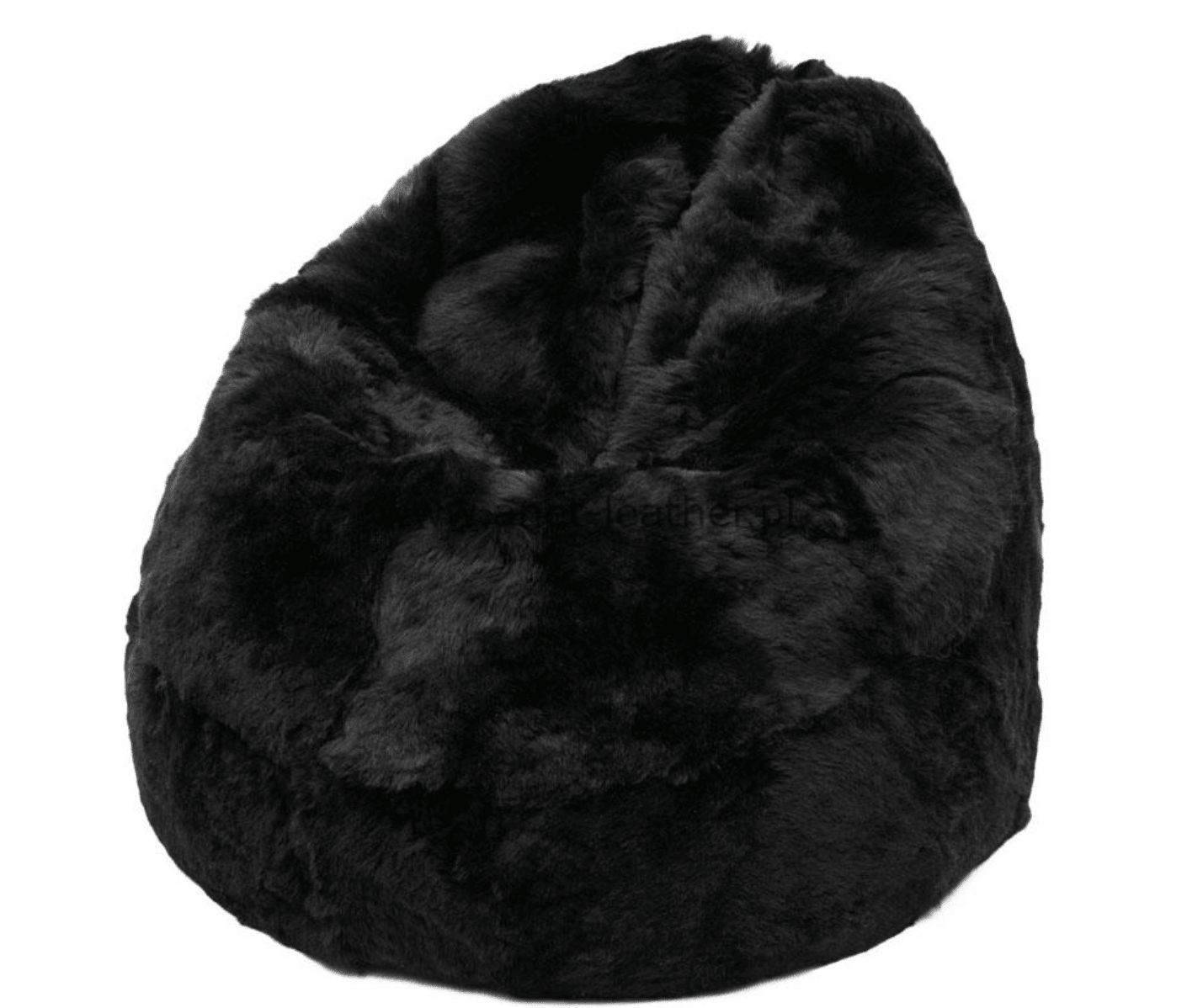 Sheepskin Beanbag Chair Icelandic Shorn Natural Black Undyed Large | IN STOCK - Wildash London