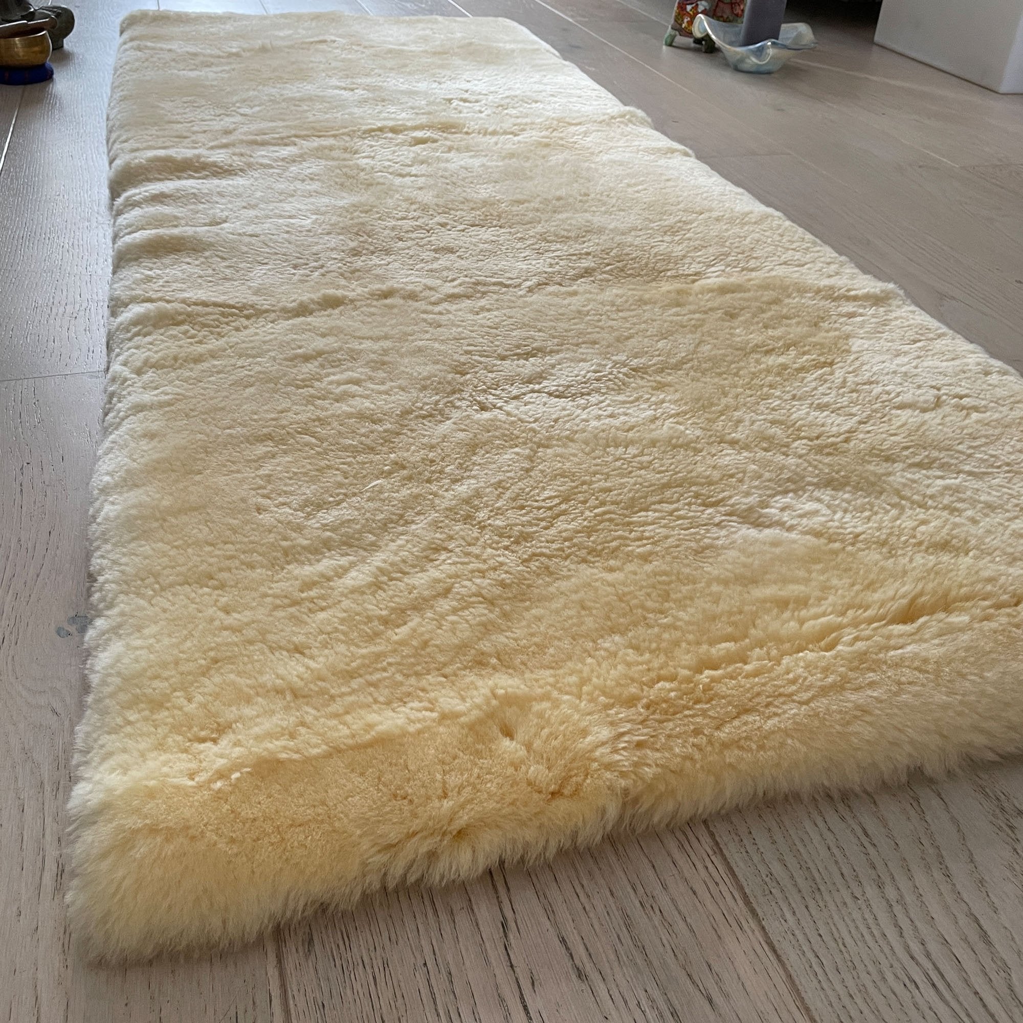 Sheepskin cheap yoga mat