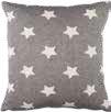 Starbright Cushion 45cm Black/Ecru - Wildash London