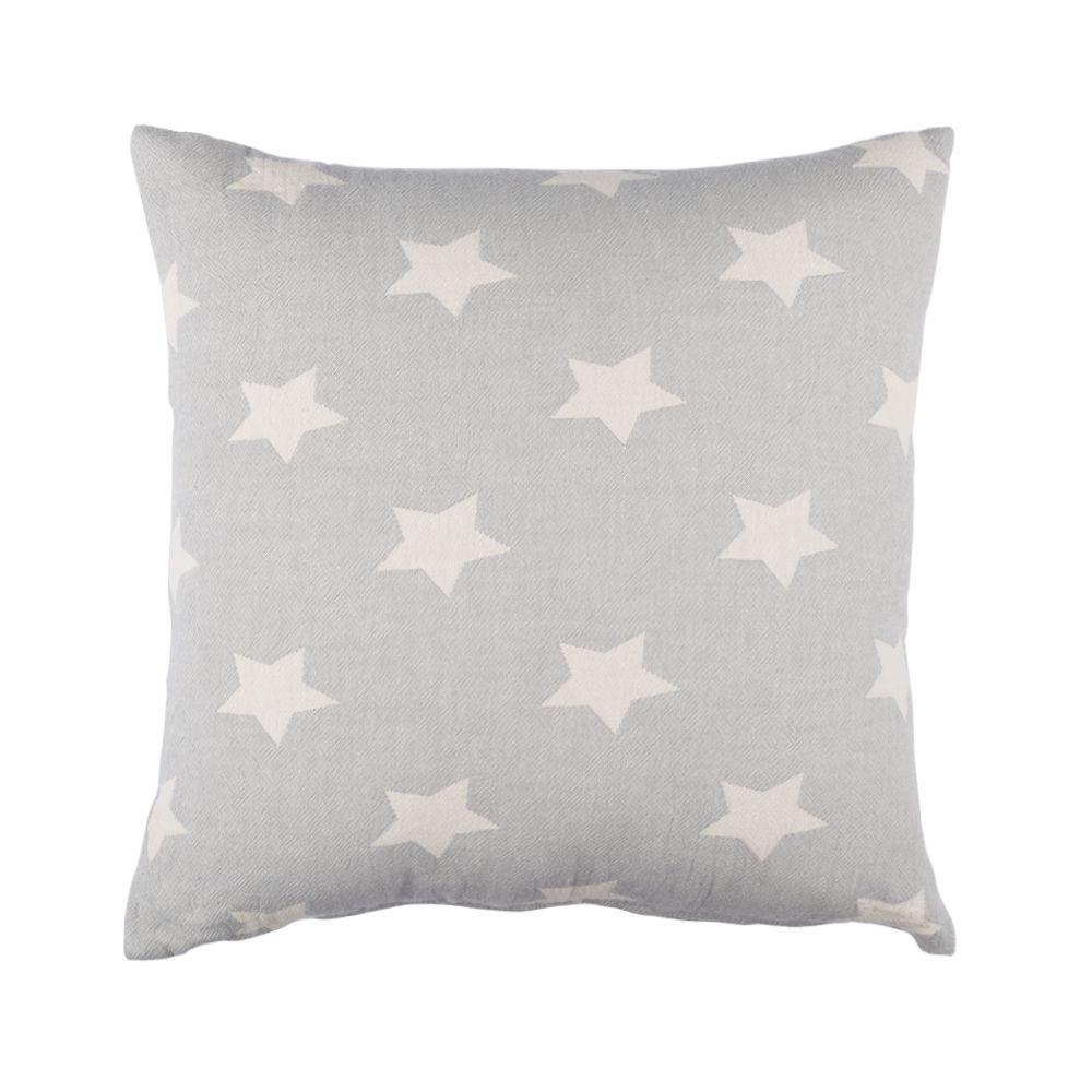 Starbright Cushion 45cm Grey/Ecru - Wildash London