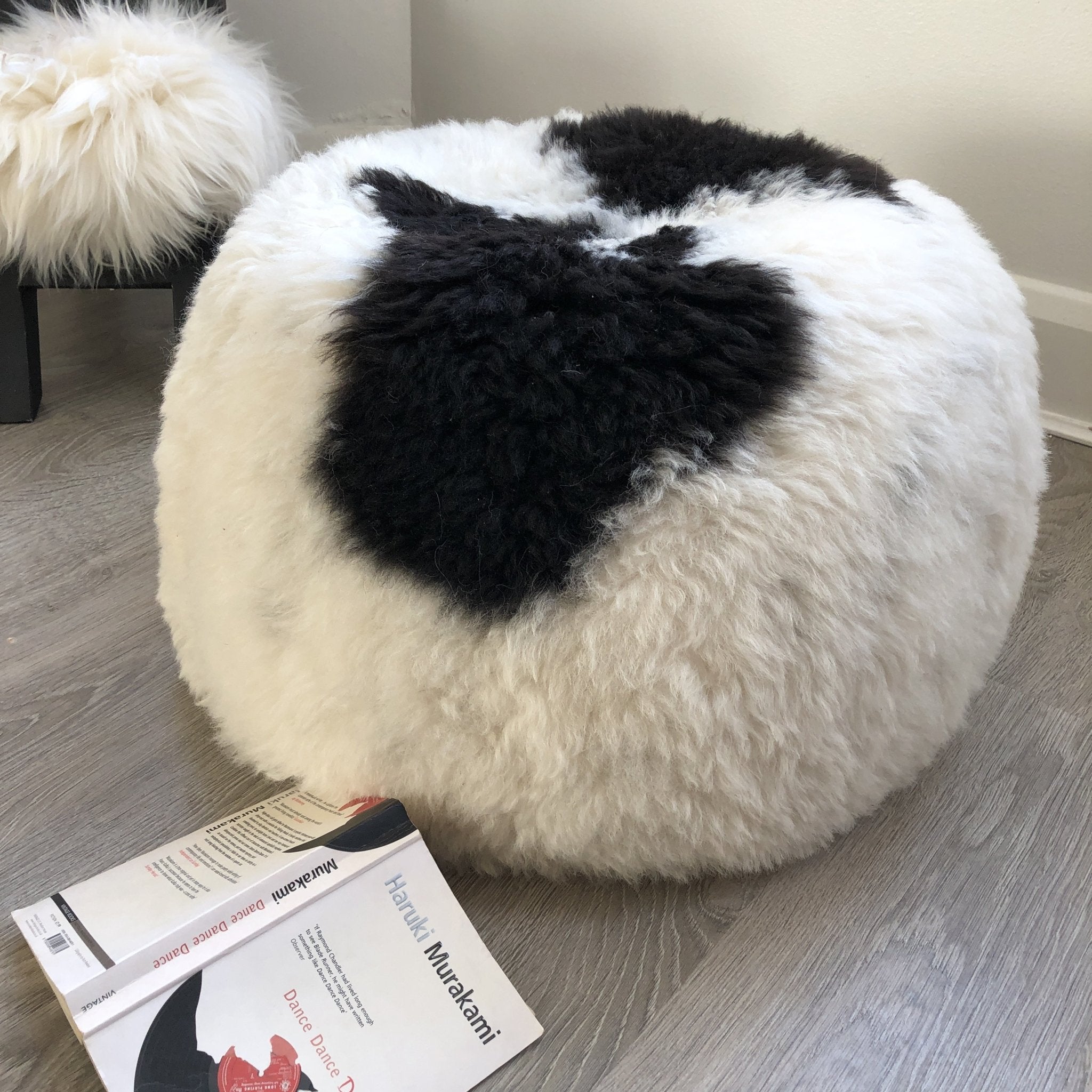 The Boule Icelandic Sheepskin Pouffe - Wildash London