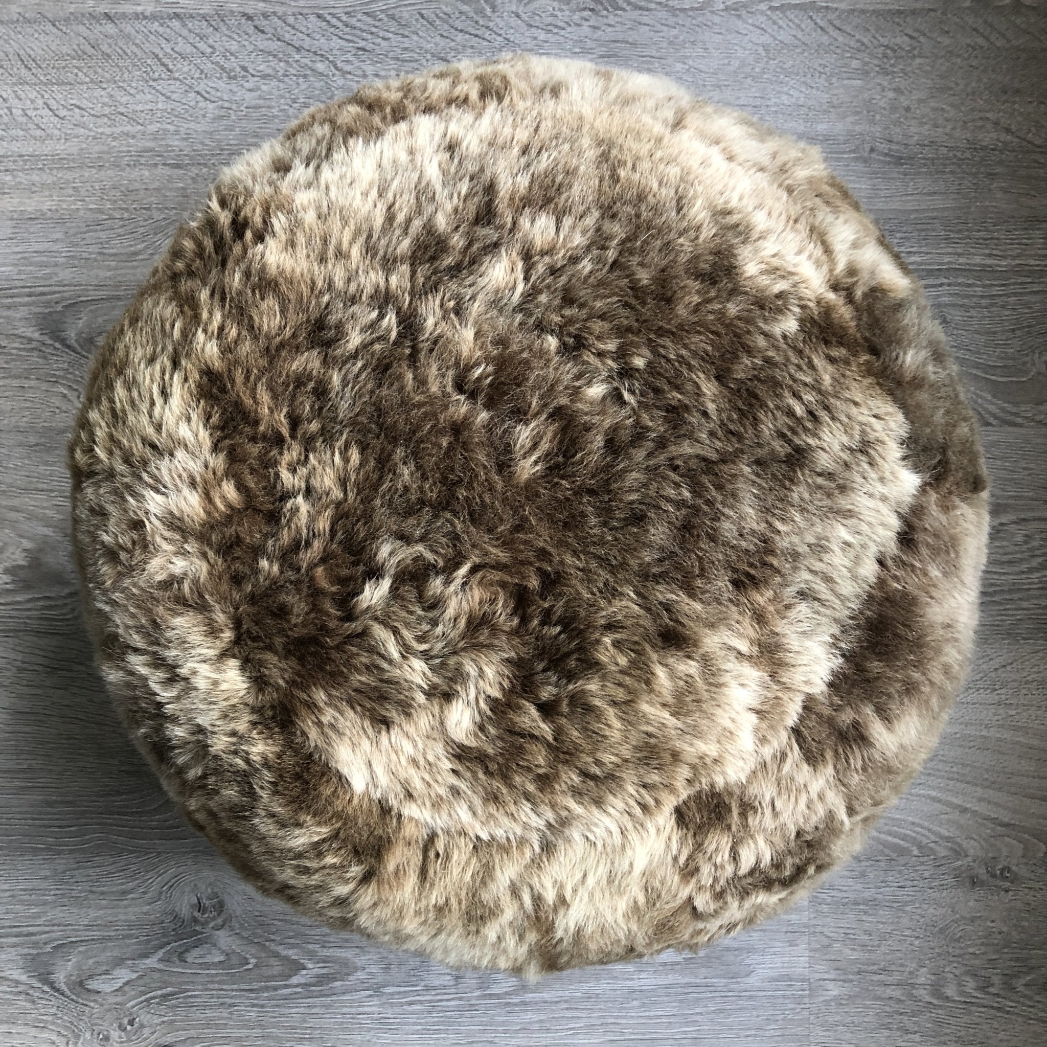 The Boule Icelandic Sheepskin Pouffe - Wildash London