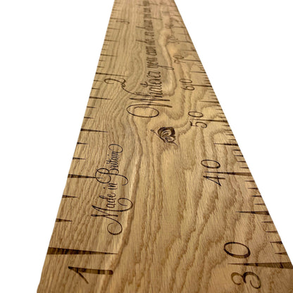 The Little Character | Solid Oak Height Chart - Wildash London